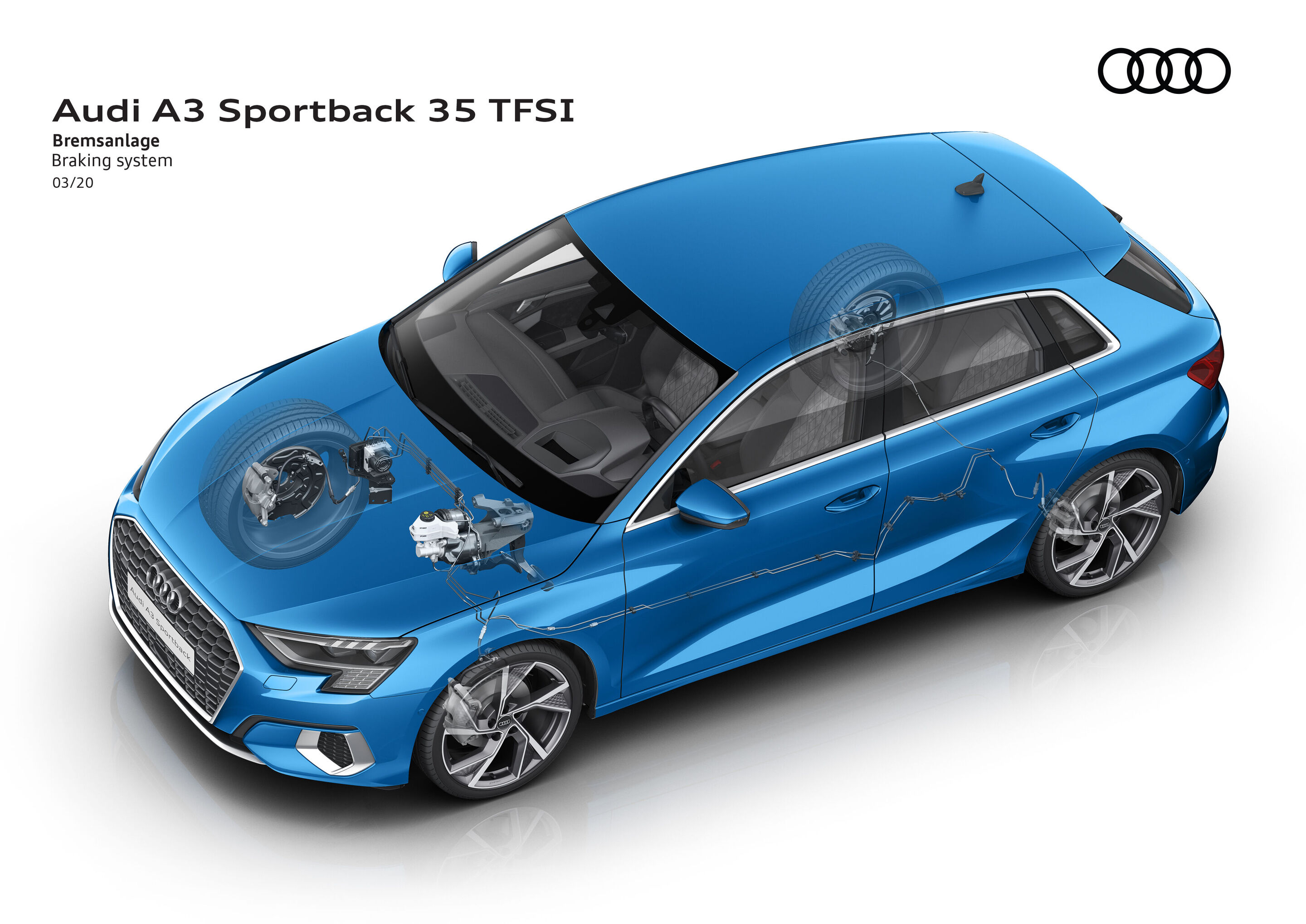 Illustration - Audi A3 Sportback 35 TFSI - Bremsanlage