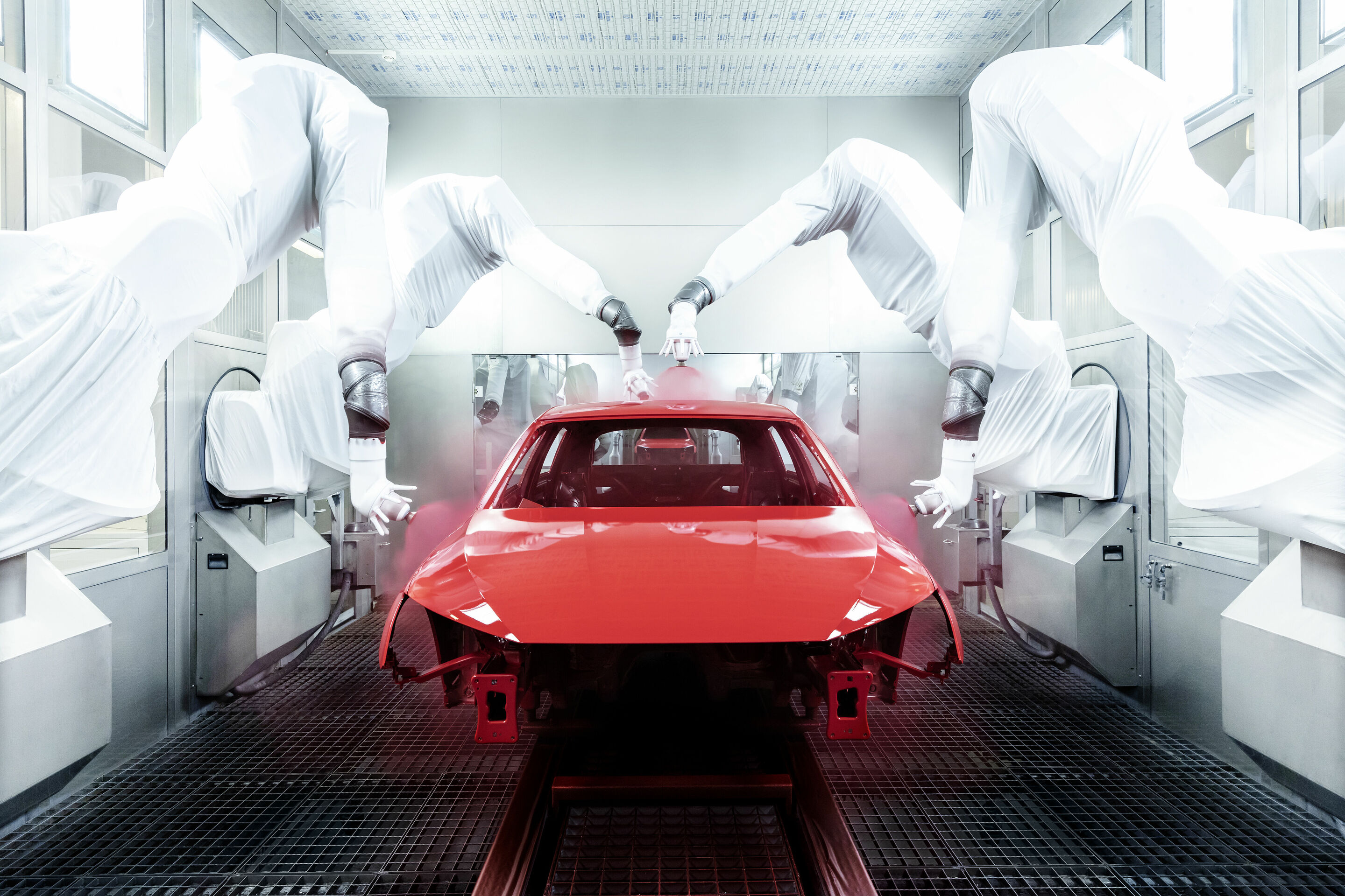 Audi-Standort Ingolstadt - Produktion Audi A3 Sportback: Lackiererei – Basislack