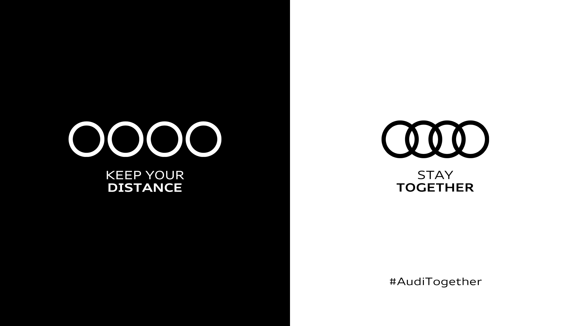 News about Audi and Corona - Keep distance, stay together