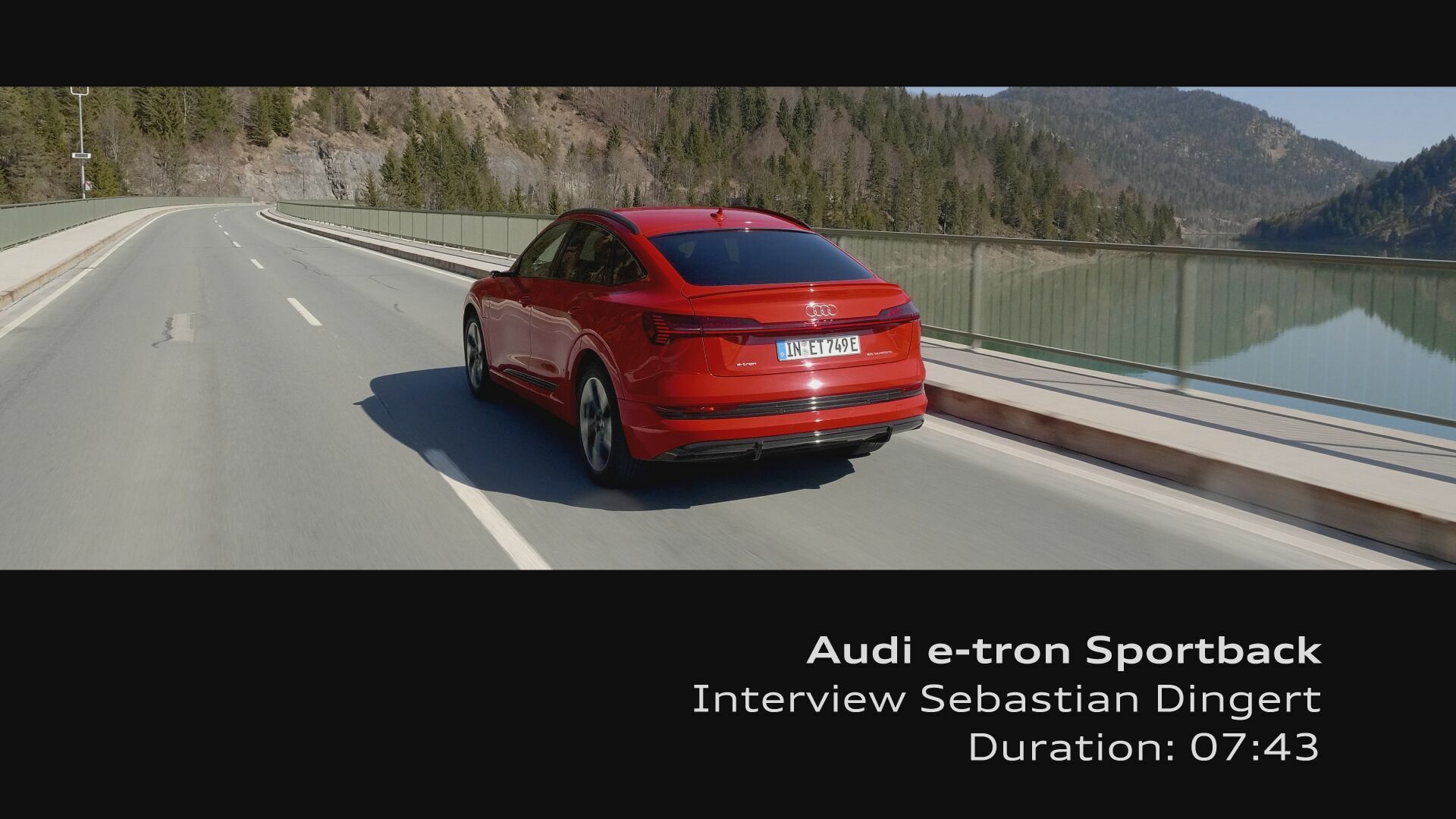 Footage Audi e-tron Sportback - Footage Audi e-tron Sportback
