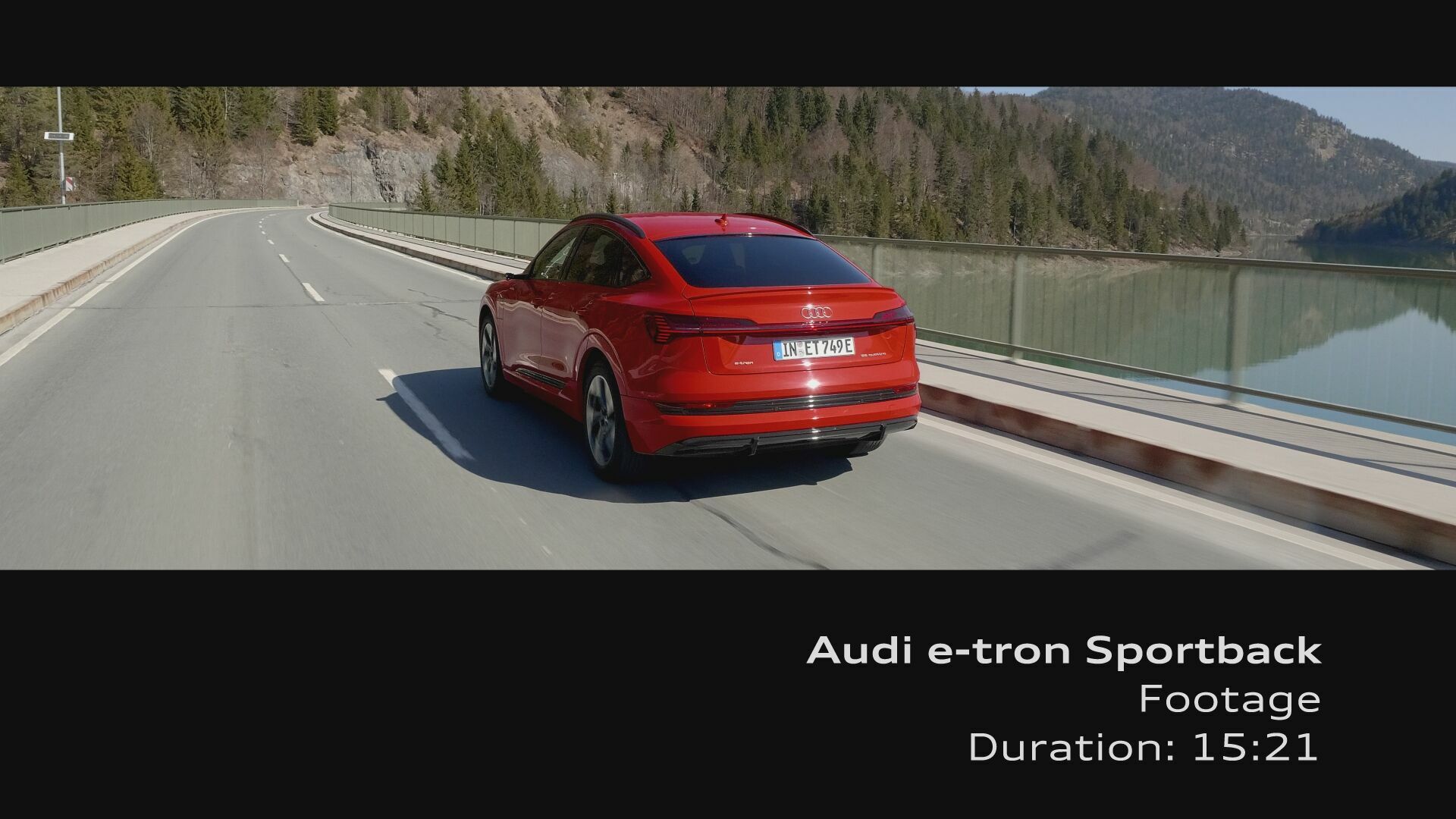 Footage Audi e-tron Sportback - Footage Audi e-tron Sportback