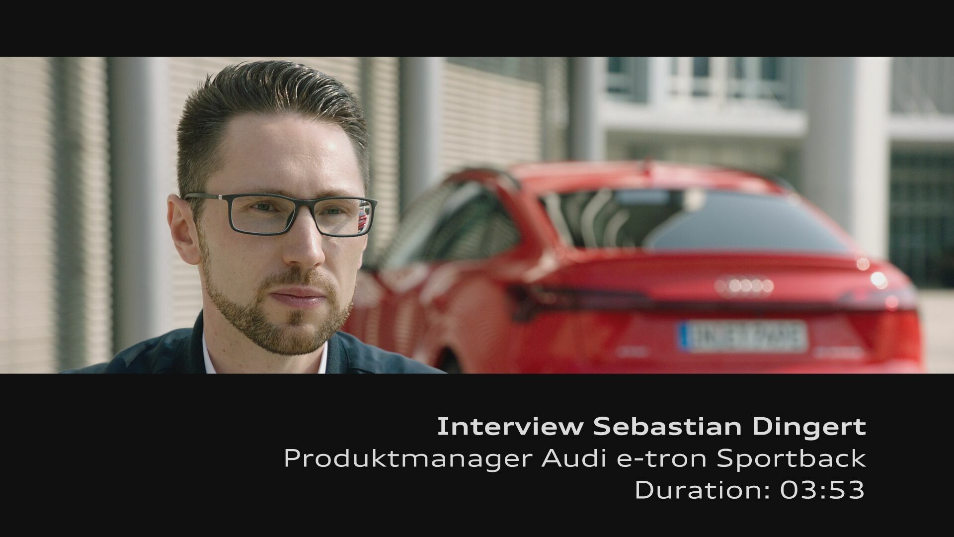 Footage Audi e-tron Sportback - Footage Audi e-tron Sportback
