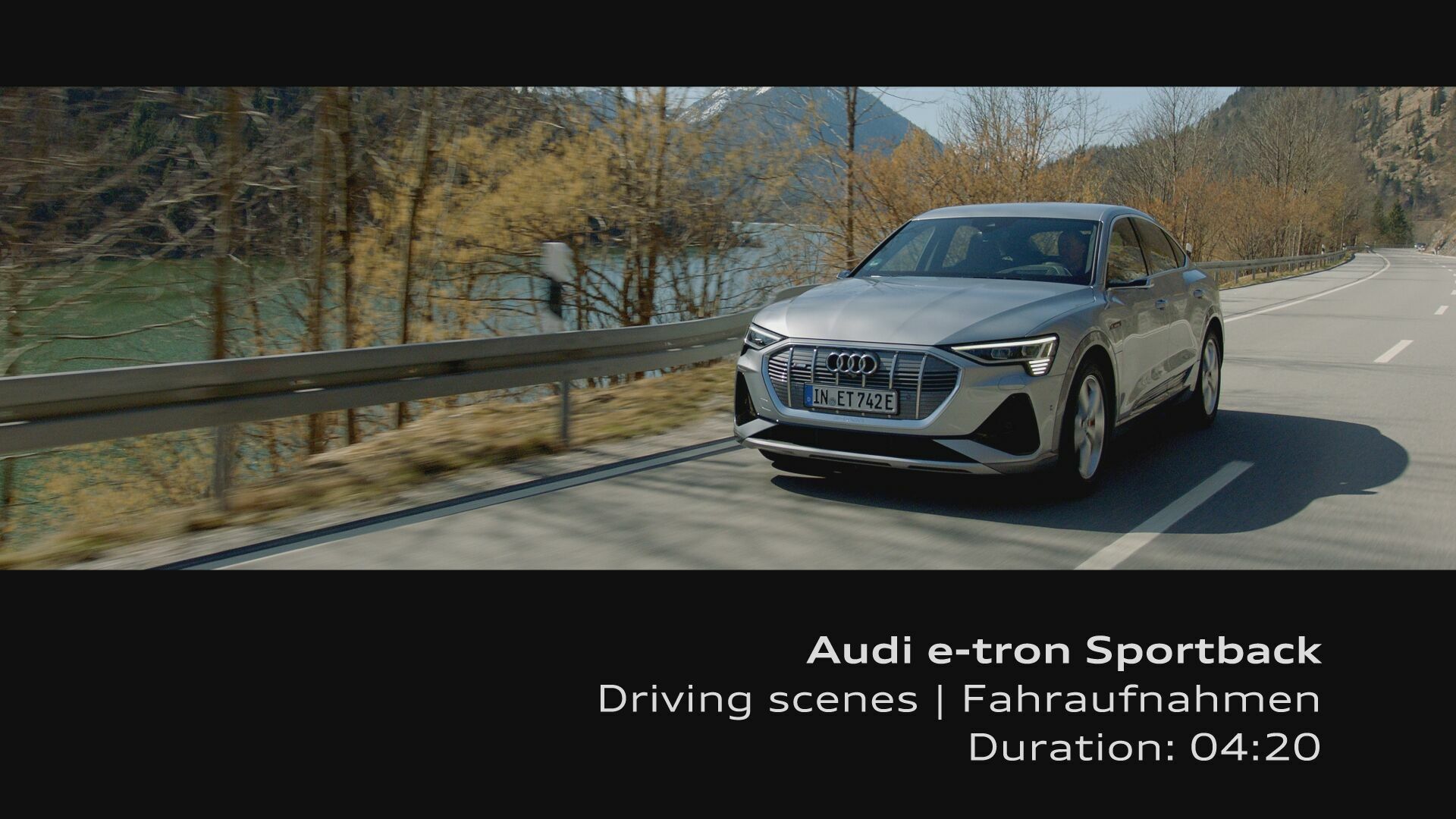 Footage Audi e-tron Sportback - Footage Audi e-tron Sportback