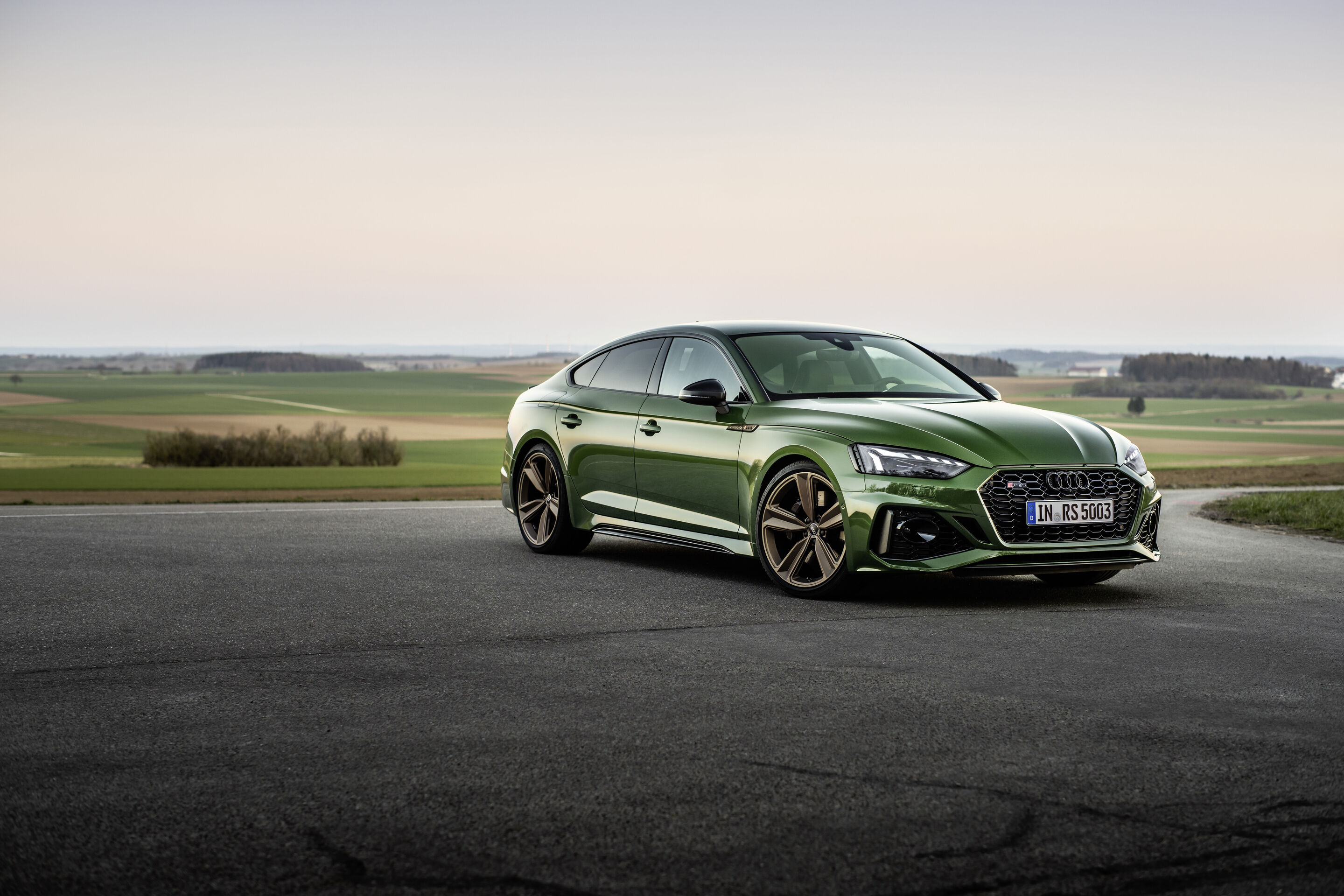 Audi RS 5 Sportback (until 2024) - Static photo,
Colour: Sonoma green