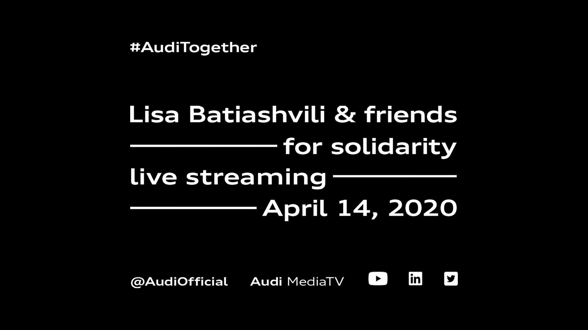 Solidaritätskonzert im Presswerk bei Audi - Live-Konzert aus dem Presswerk mit Lisa Batiashvili & Friends