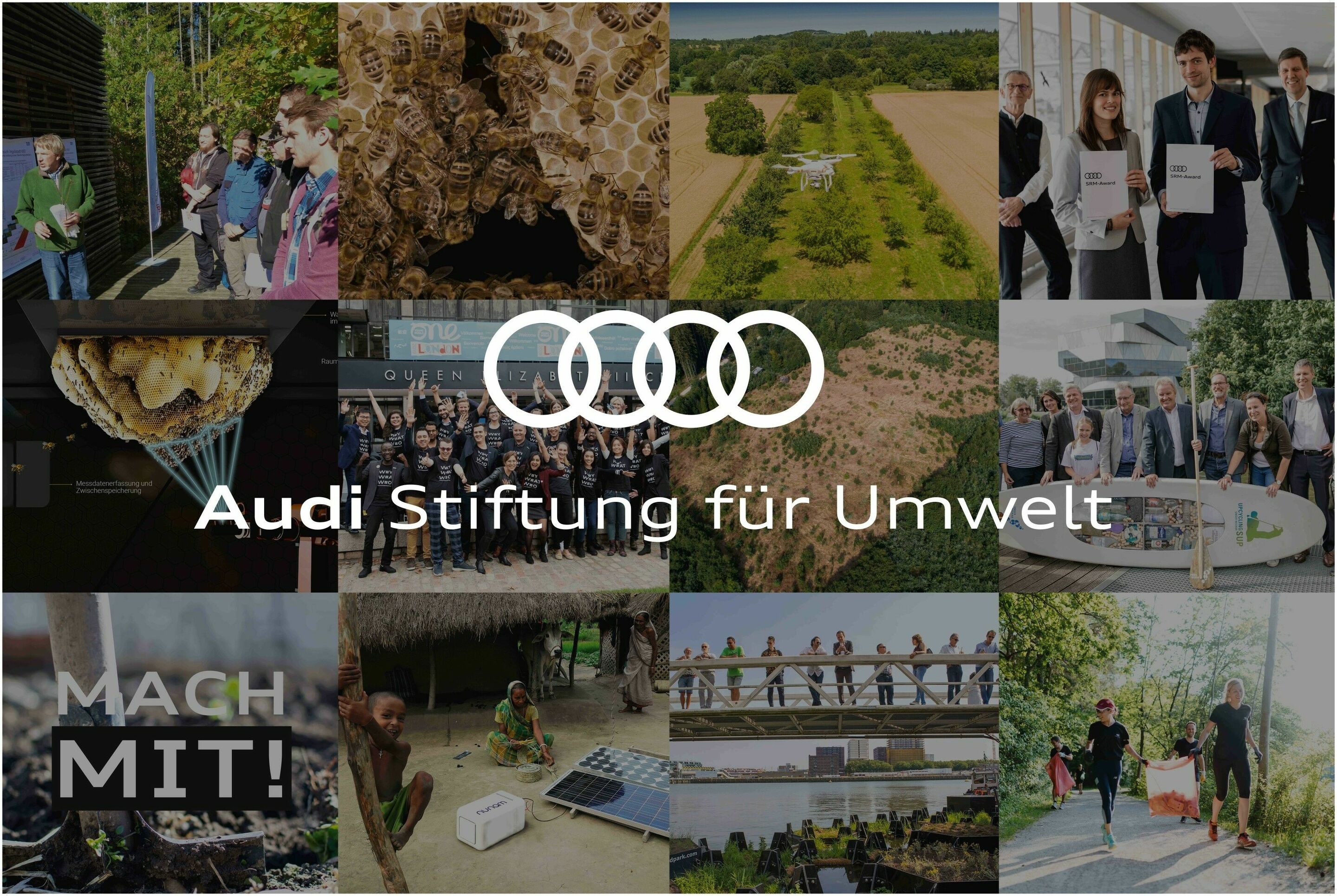 Audi Stiftung für Umwelt - Förderprojekt der Audi Stiftung für Umwelt: Streuobstwiesen der baden-württembergischen Gemeinde Bad Schönborn werden per Drohnenflug kartographiert. Anschließende bewerten Wissenschaftler Gesundheitszustand und Vitalität der...