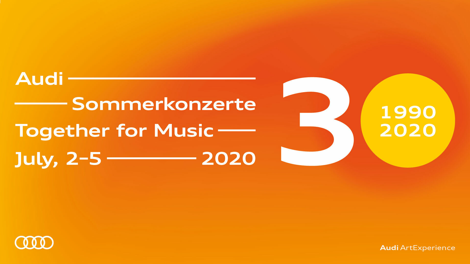 Audi Sommerkonzerte 2020 - Audi Sommerkonzerte 2020 Key Visual