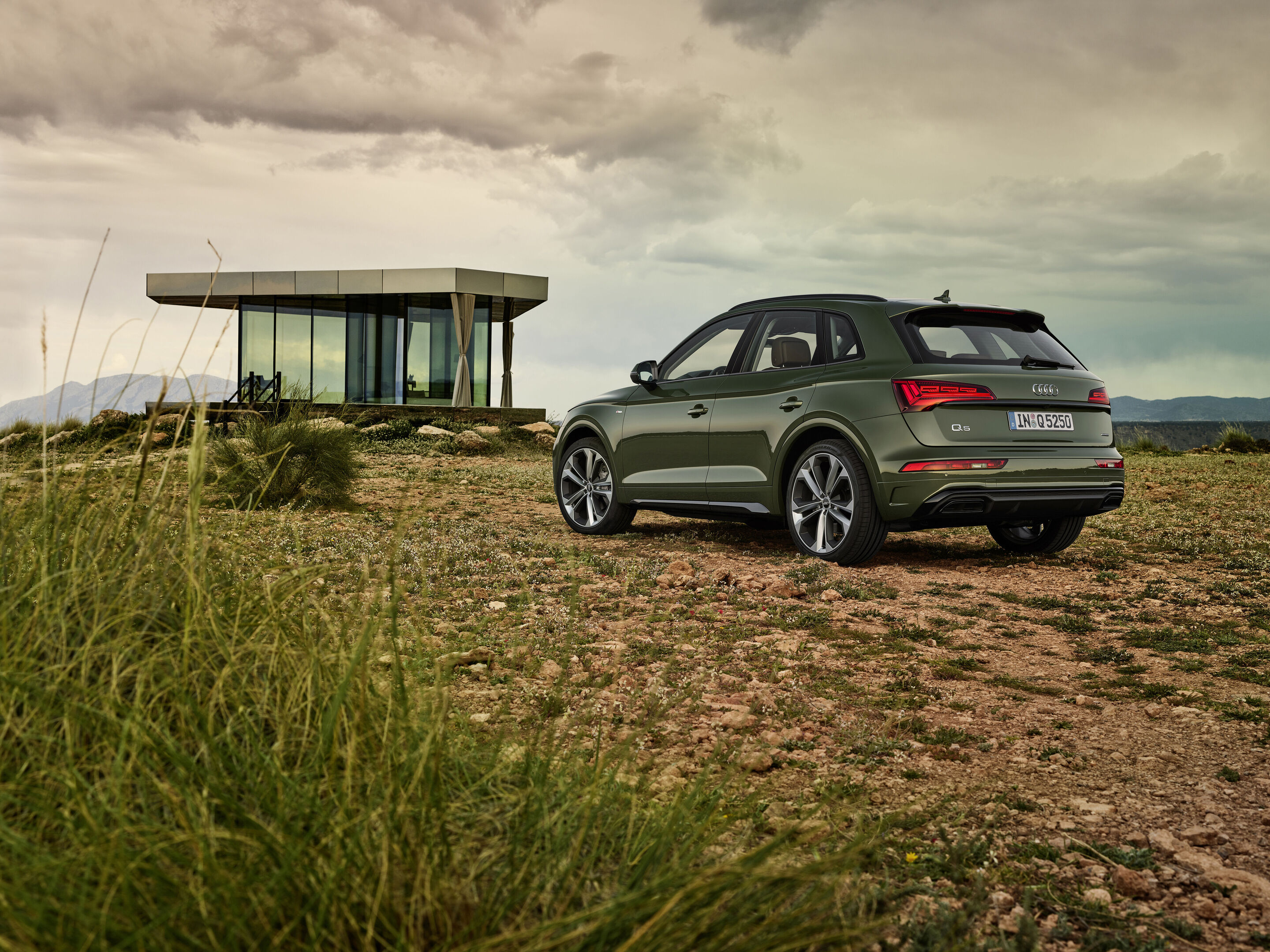 Audi Q5 40 TDI (bis 2024) - Standaufnahme
Farbe: Distriktgrün