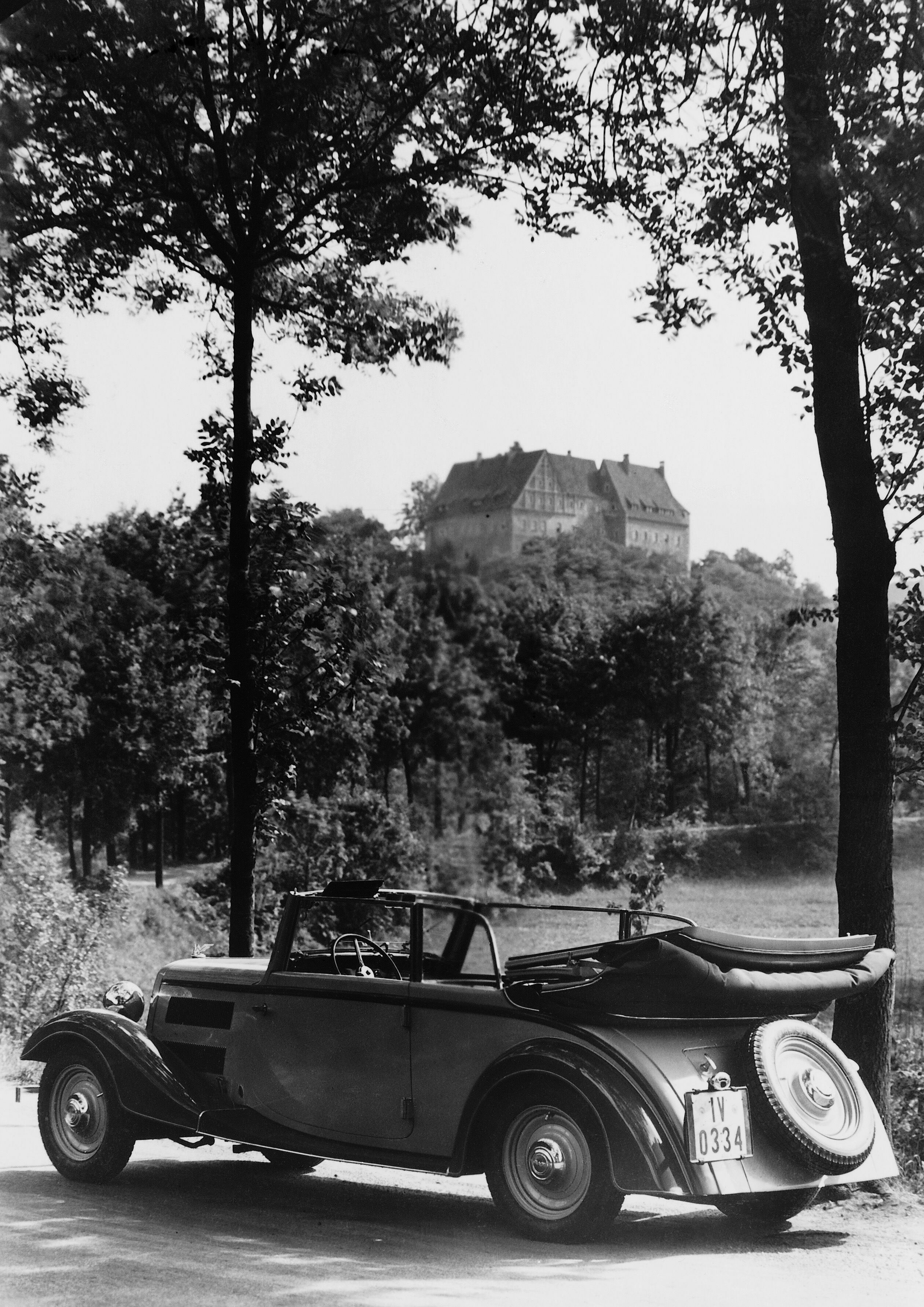 Wanderer W22, Cabriolet, Sechszylindermotor in Reihe, 2,0 Liter, 40 PS.