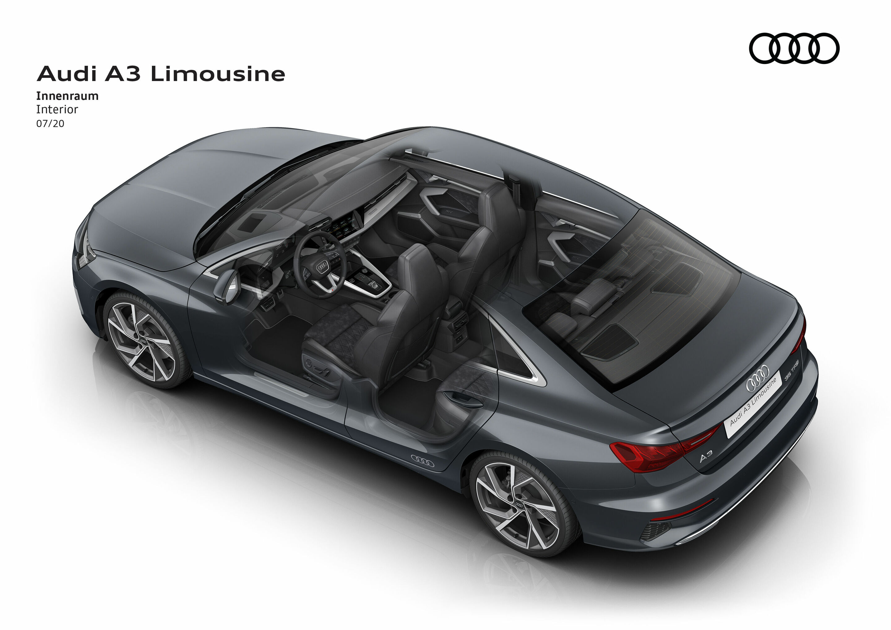 Illustration - Audi A3 Limousine - Innenraum