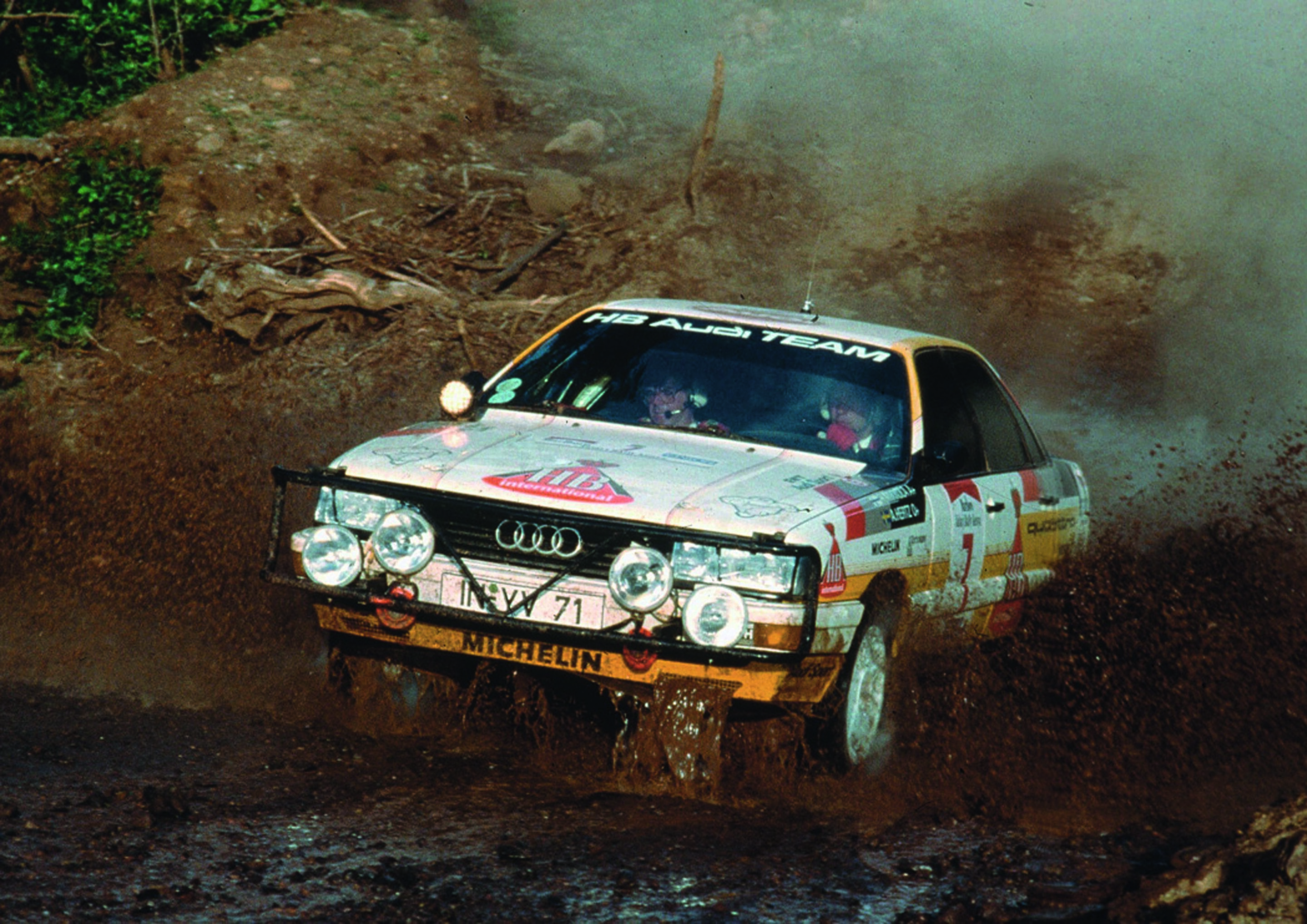 Anniversary magazine Motorsports - Swan song - Audi won Kenya´s Safari Rally once more in 1987 with the 200 quattro.