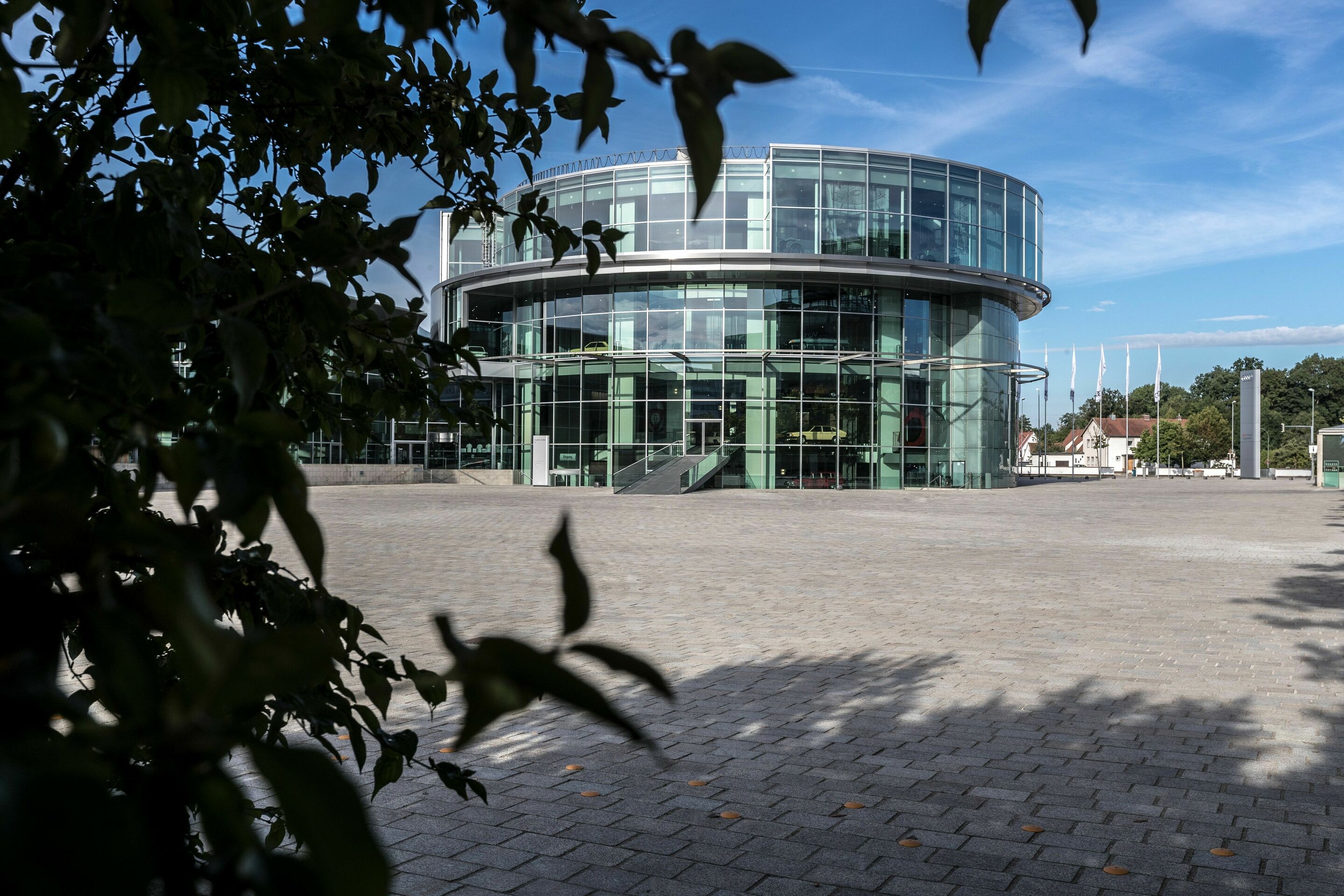Audi museum mobile - Markante Architektur: das Audi museum mobile
