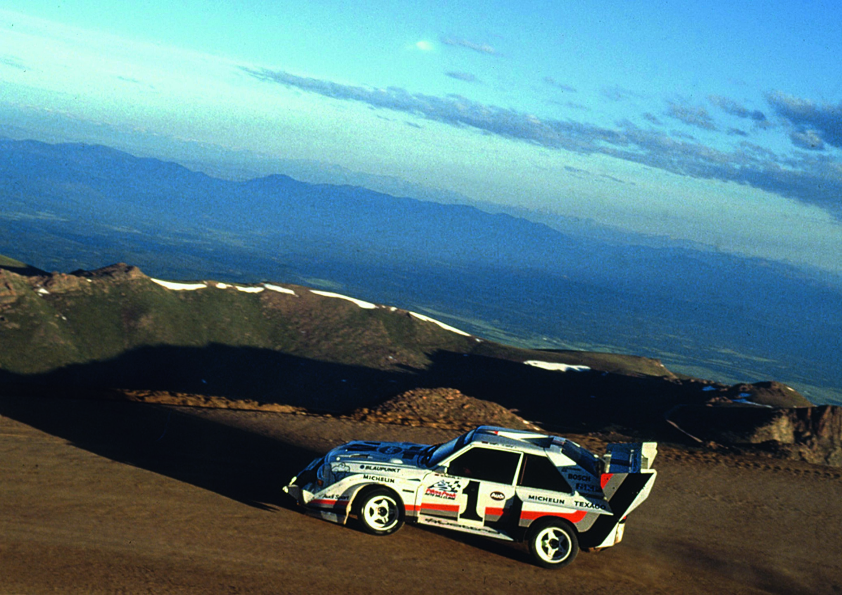 Anniversary magazine Motorsports - quattro at the peak - on the 1987 S1, aerodynamics served only one purpose - downforce.