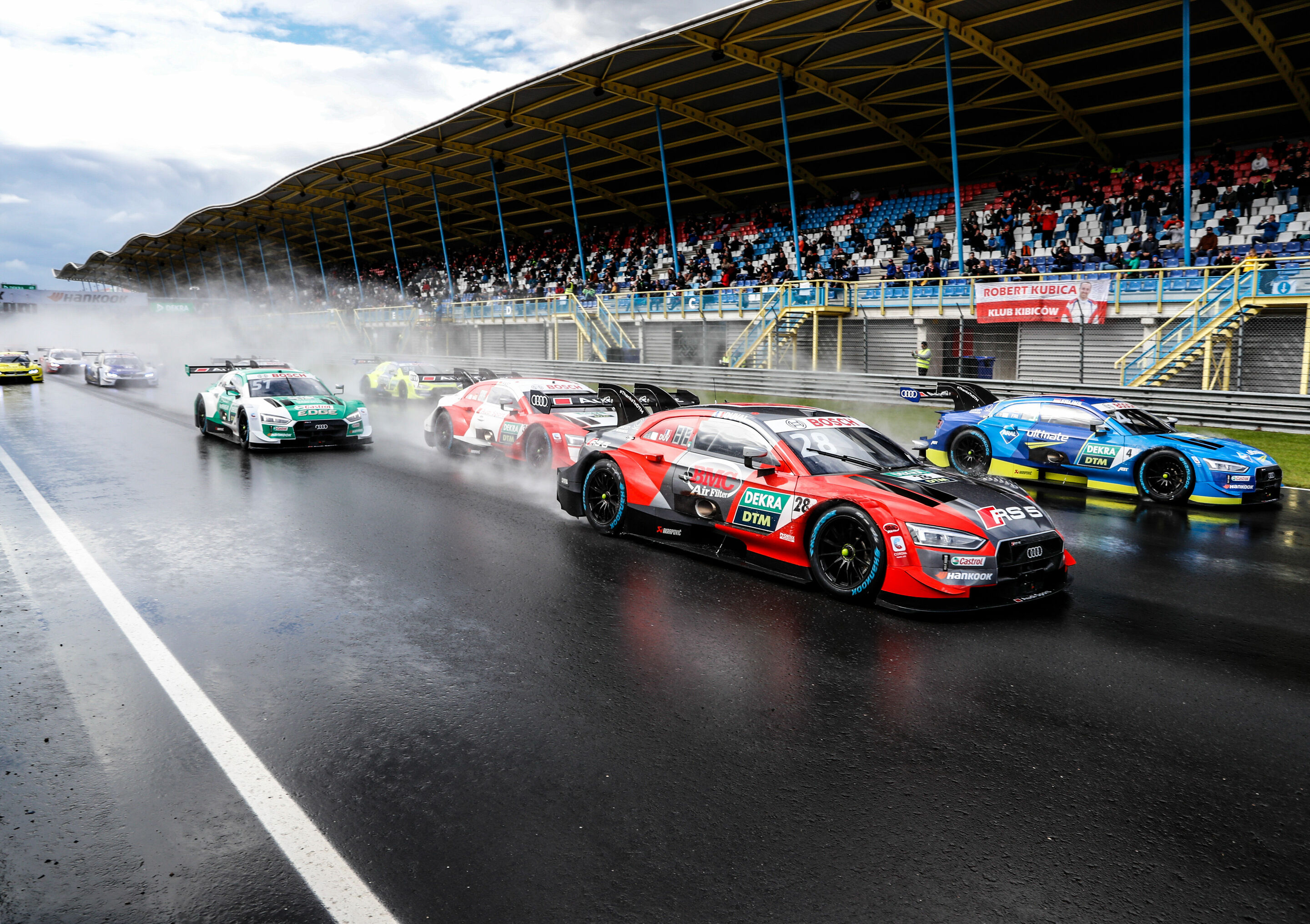 DTM 2020, Assen - BMC Air Filter Audi RS 5 DTM #28 (Audi Sport Team Phoenix), Loïc Duval, Aral Ultimate Audi RS 5 DTM #4 (Audi Sport Team Abt Sportsline), Robin Frijns