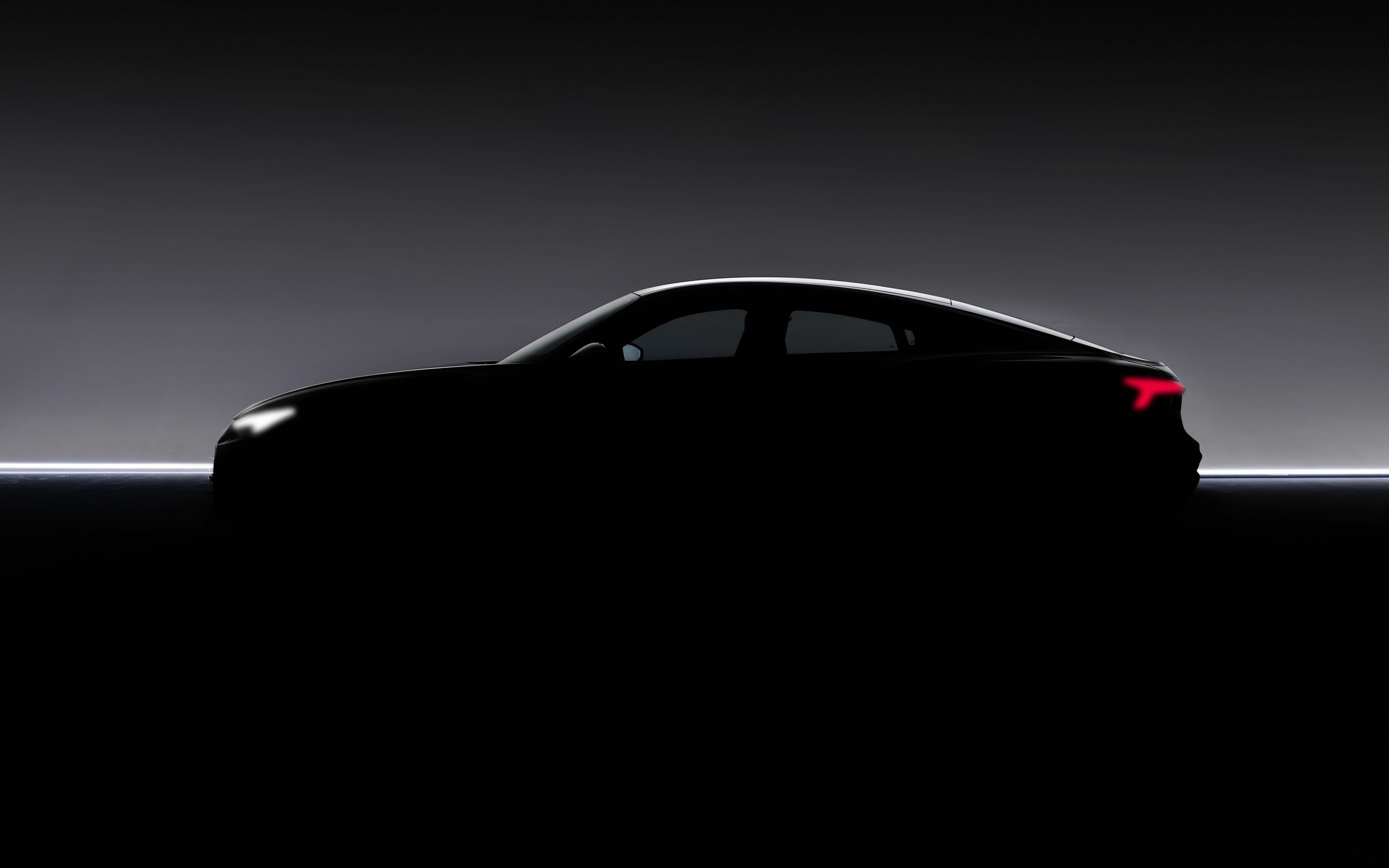 Audi e-tron GT Silhouette black - Audi e-tron GT Silhouette black