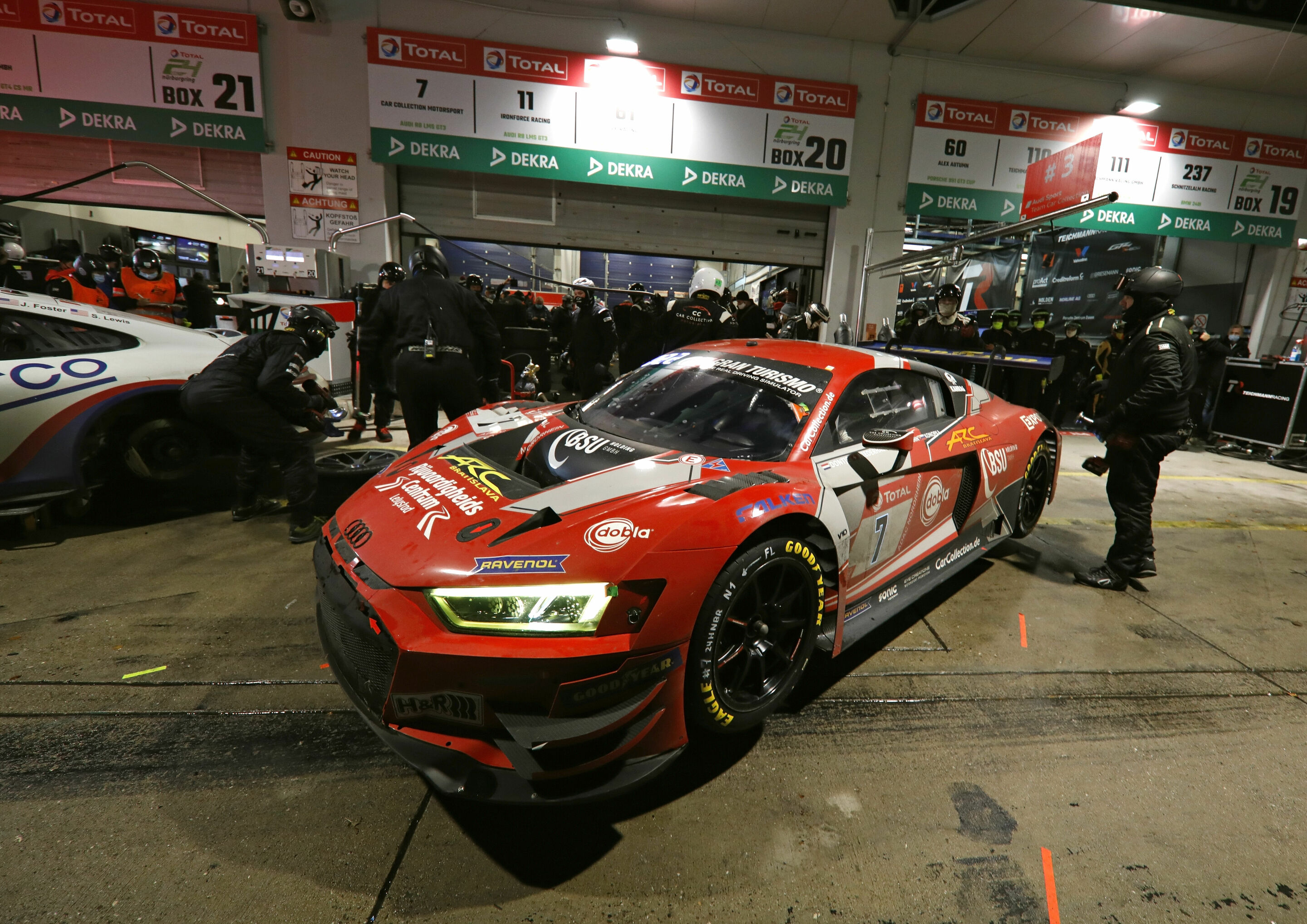 24h Nürburgring 2020 - Audi R8 LMS #7 (Car Collection Motorsport), Milan Dontje/Patric Niederhauser/Mike David Ortmann
