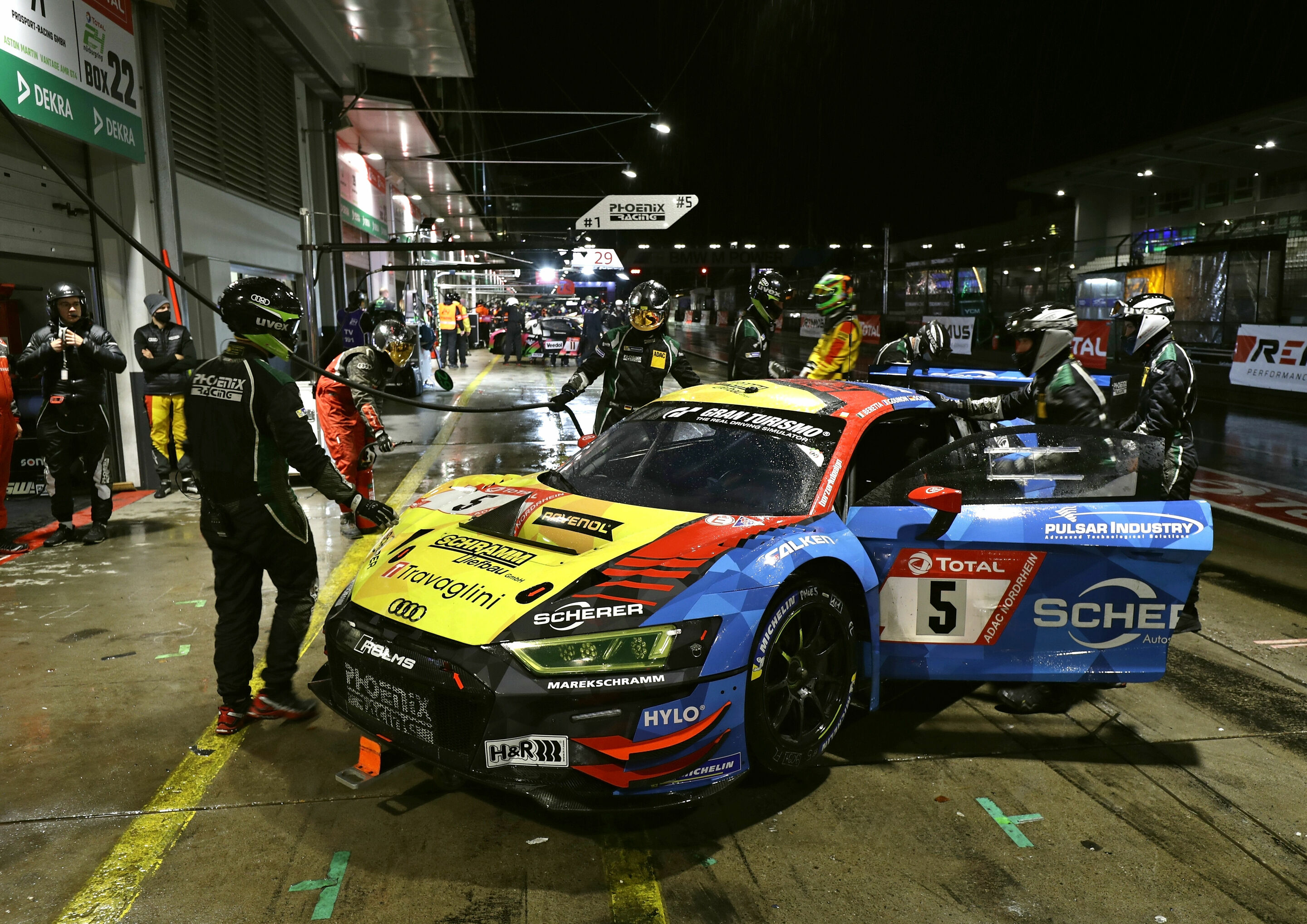 24h Nürburgring 2020 - Audi R8 LMS #5 (Phoenix Racing), Michele Beretta/Jules Gounon/Kim-Luis Schramm/Frank Stippler