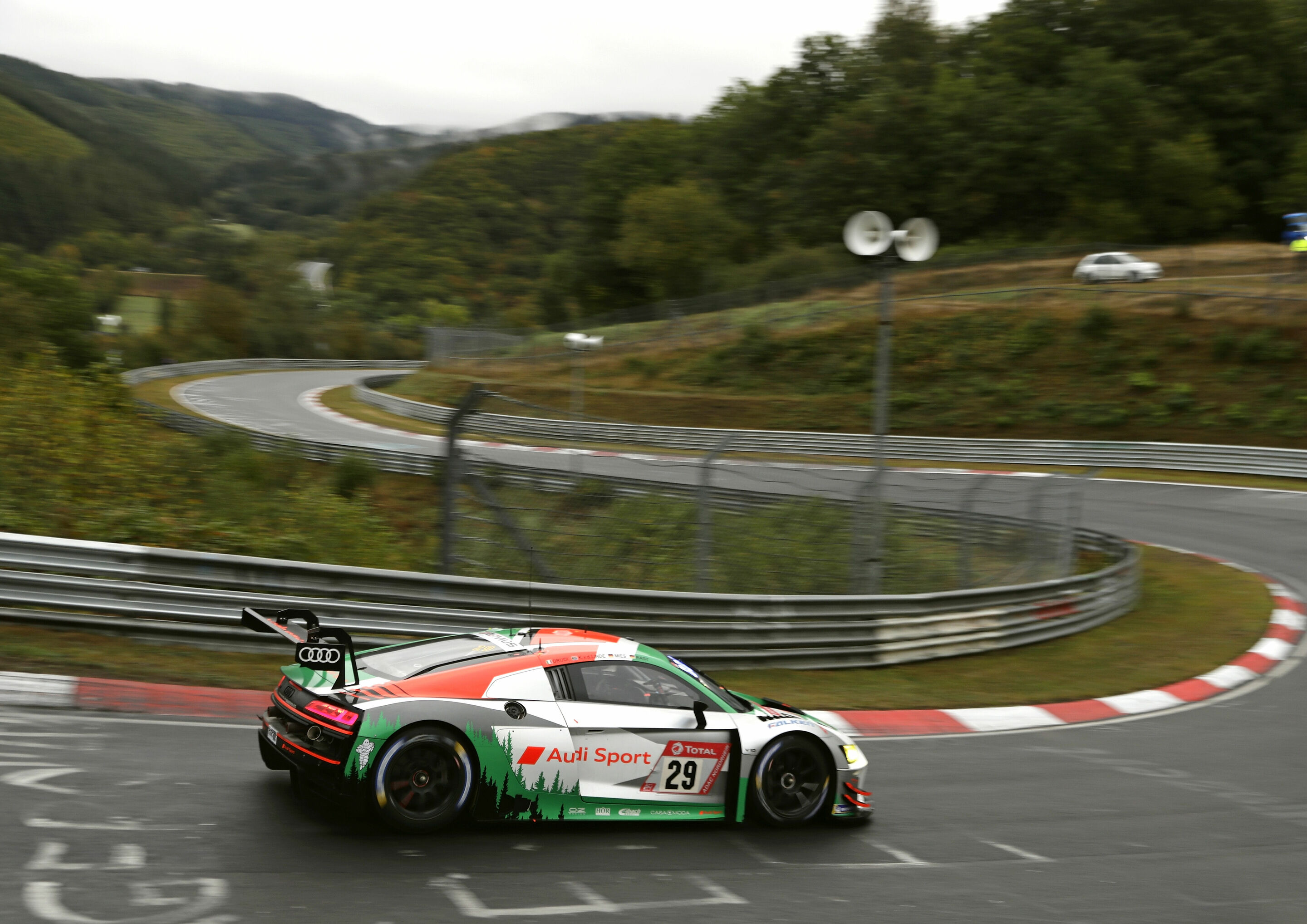 24h Nürburgring 2020 - Audi R8 LMS #29 (Audi Sport Team Land), Mattia Drudi/Kelvin van der Linde/Christopher Mies/René Rast
