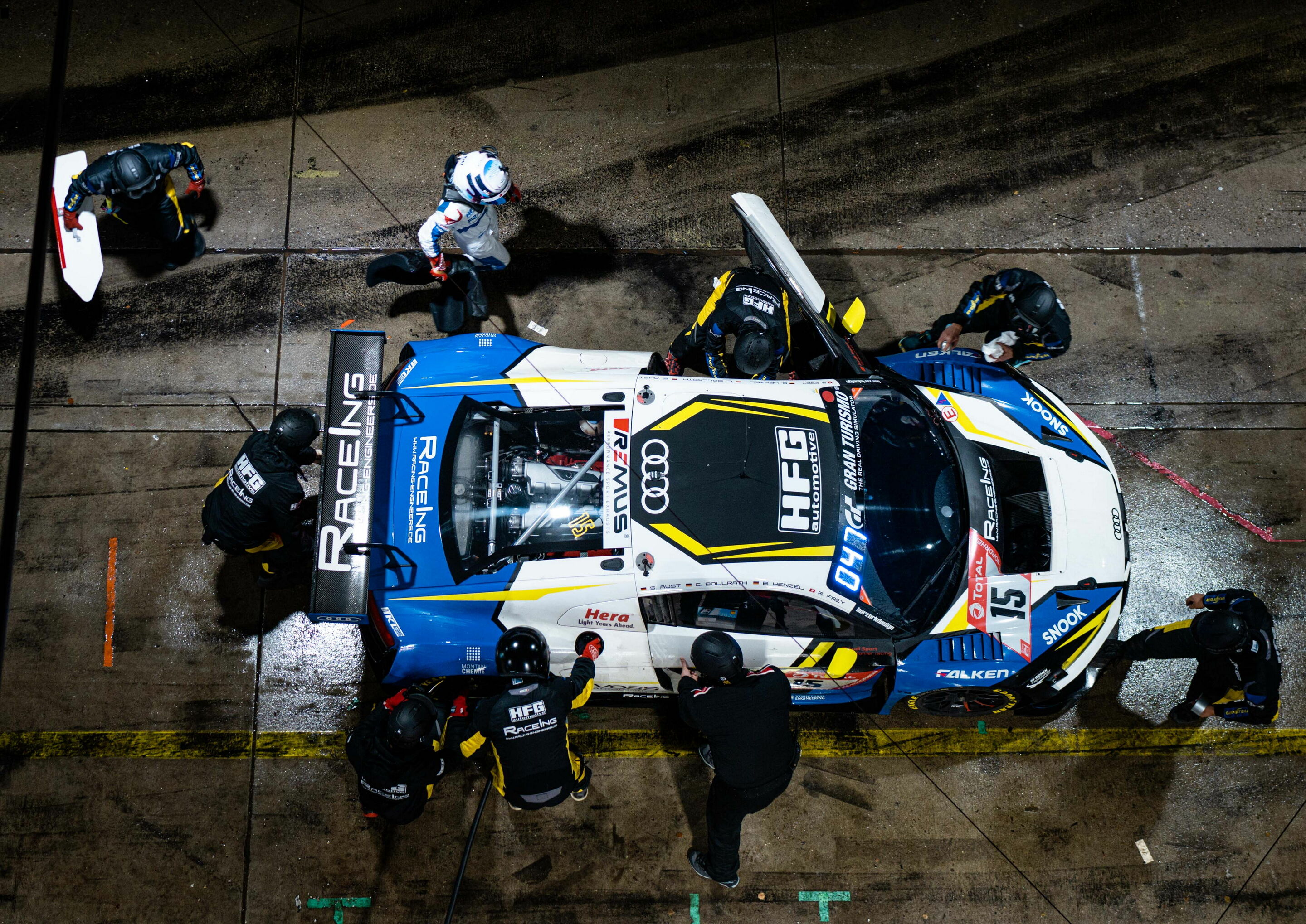 24h Nürburgring 2020 - Audi R8 LMS #15 (RacingIng – Powered by HFG/Racing Engineers), Stefan Aust/Christian Bollrath/Rahel Frey/Bernhard Henzel