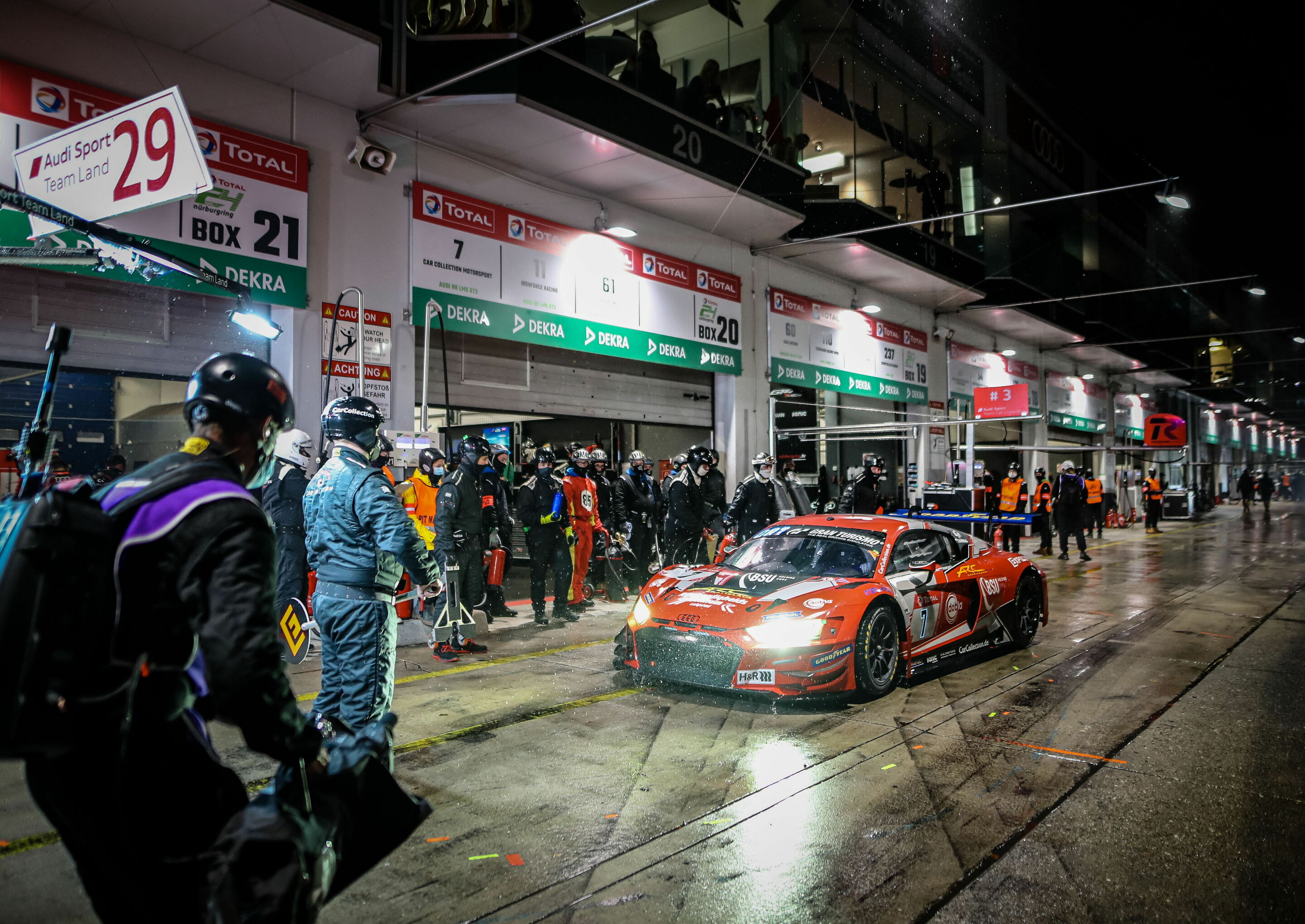 24h Nürburgring 2020 - Audi R8 LMS #7 (Car Collection Motorsport), Milan Dontje/Patric Niederhauser/Mike David Ortmann