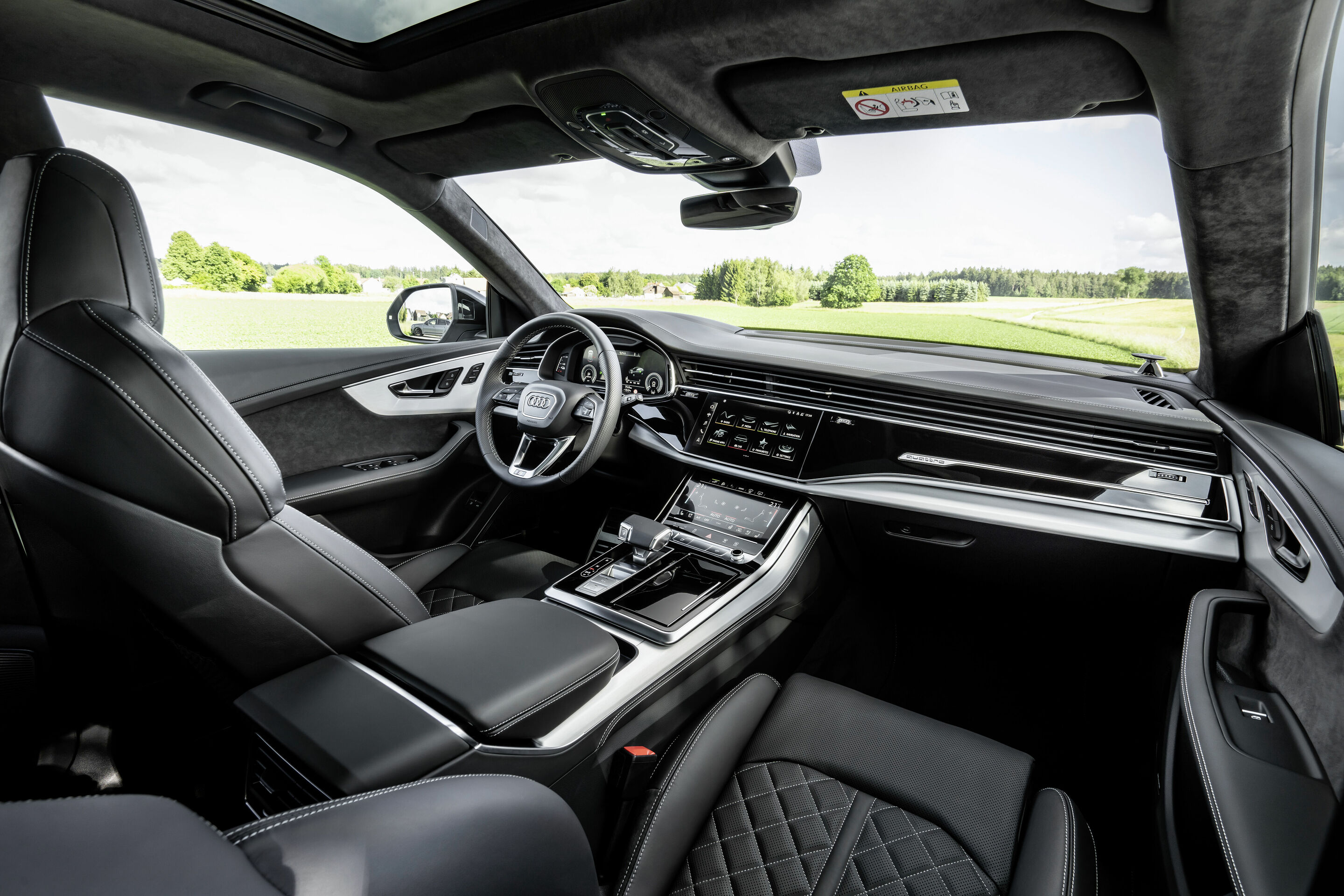 Audi Q8 60 TFSI e quattro - Innenraum
Farbe: Gletscherweiß