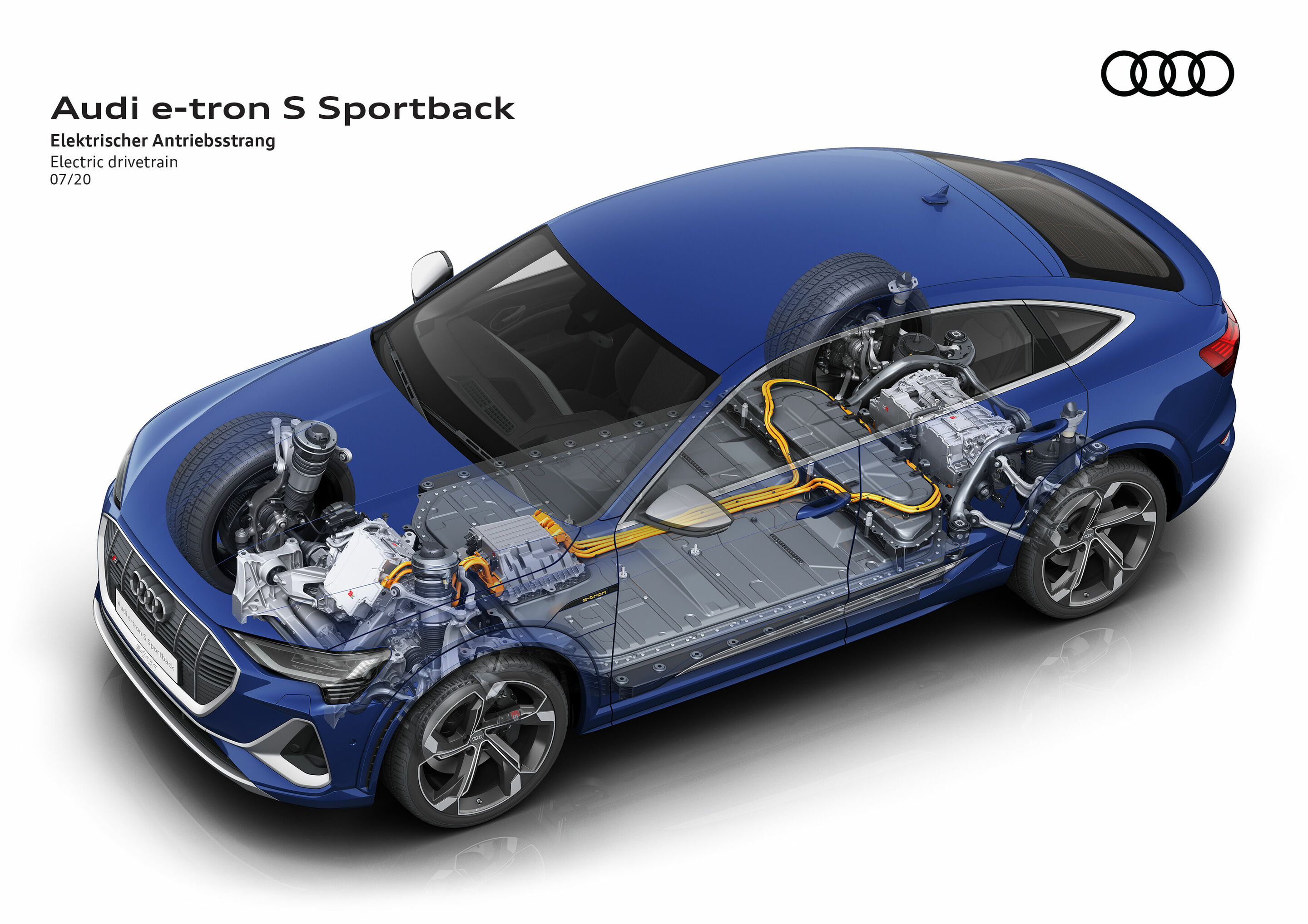40 Jahre, 40 Zahlen, 40 Bilder: Fakten und  Buntes zur quattro-Technologie von Audi - 30 Millisekunden dauert beim Audi e-tron (((Audi e-tron: Stromverbrauch kombiniert in kWh/100 km: 26,6 – 22,4 (WLTP); 24,3 - 21,0 (NEFZ); CO2-Emissionen kombiniert in...