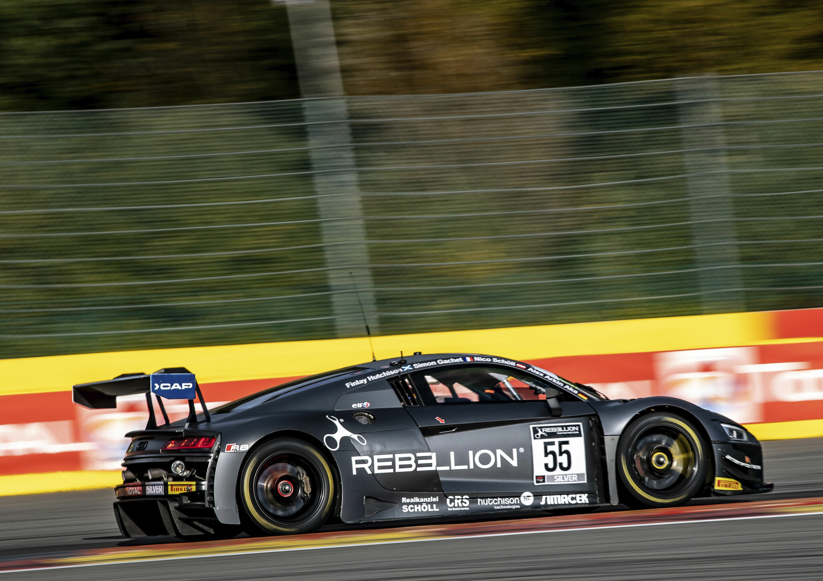 24h Spa 2020 - Audi R8 LMS #55 (Attempto Racing), Alex Aka/Simon Gachet/Finlay Hutchison/Nicolas Schöll