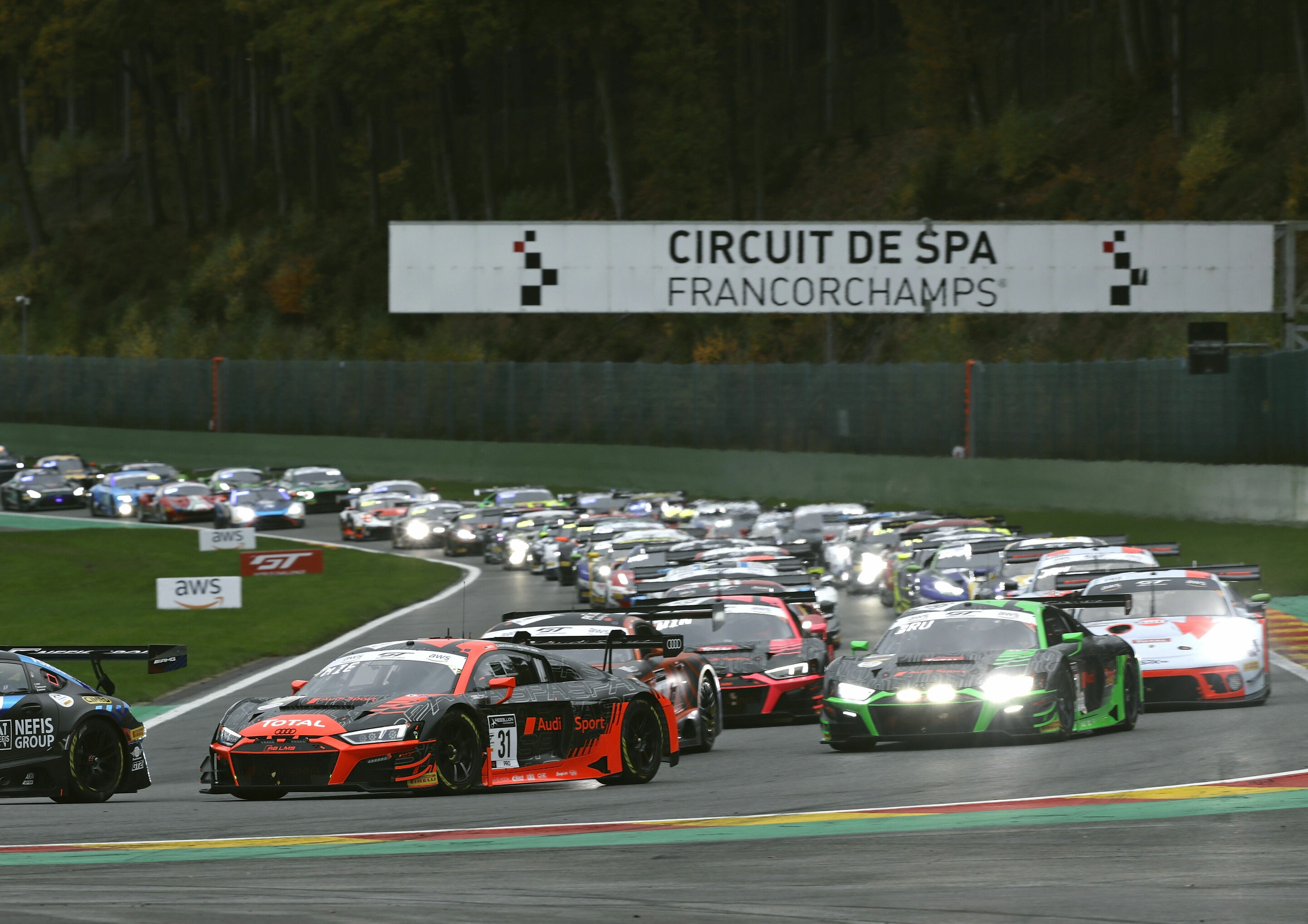 24h Spa 2020 - Audi R8 LMS #31 (Audi Sport Team WRT), Christopher Mies/Kelvin van der Linde/Dries Vanthoor