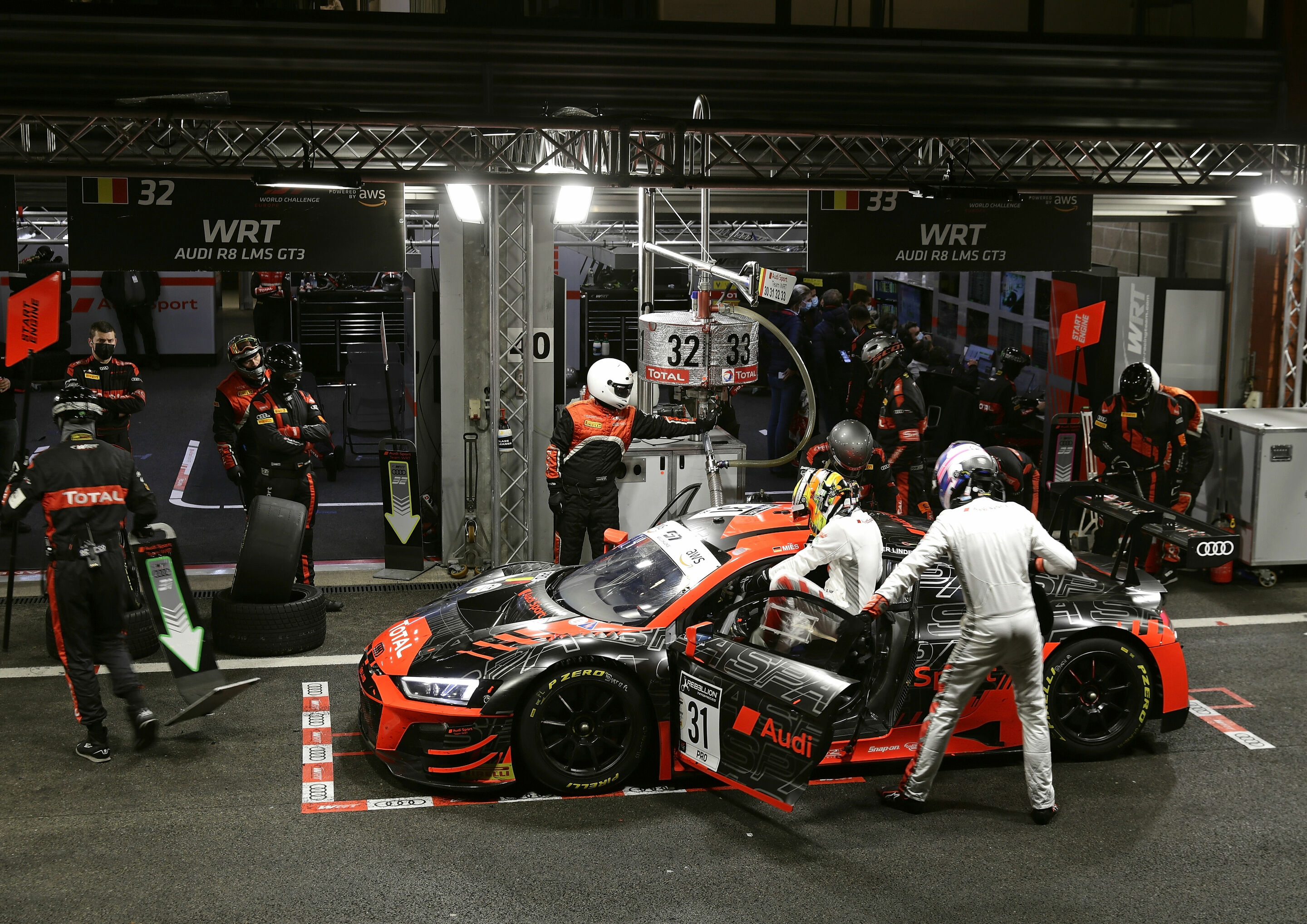 24h Spa 2020 - Audi R8 LMS #31 (Audi Sport Team WRT), Christopher Mies/Kelvin van der Linde/Dries Vanthoor