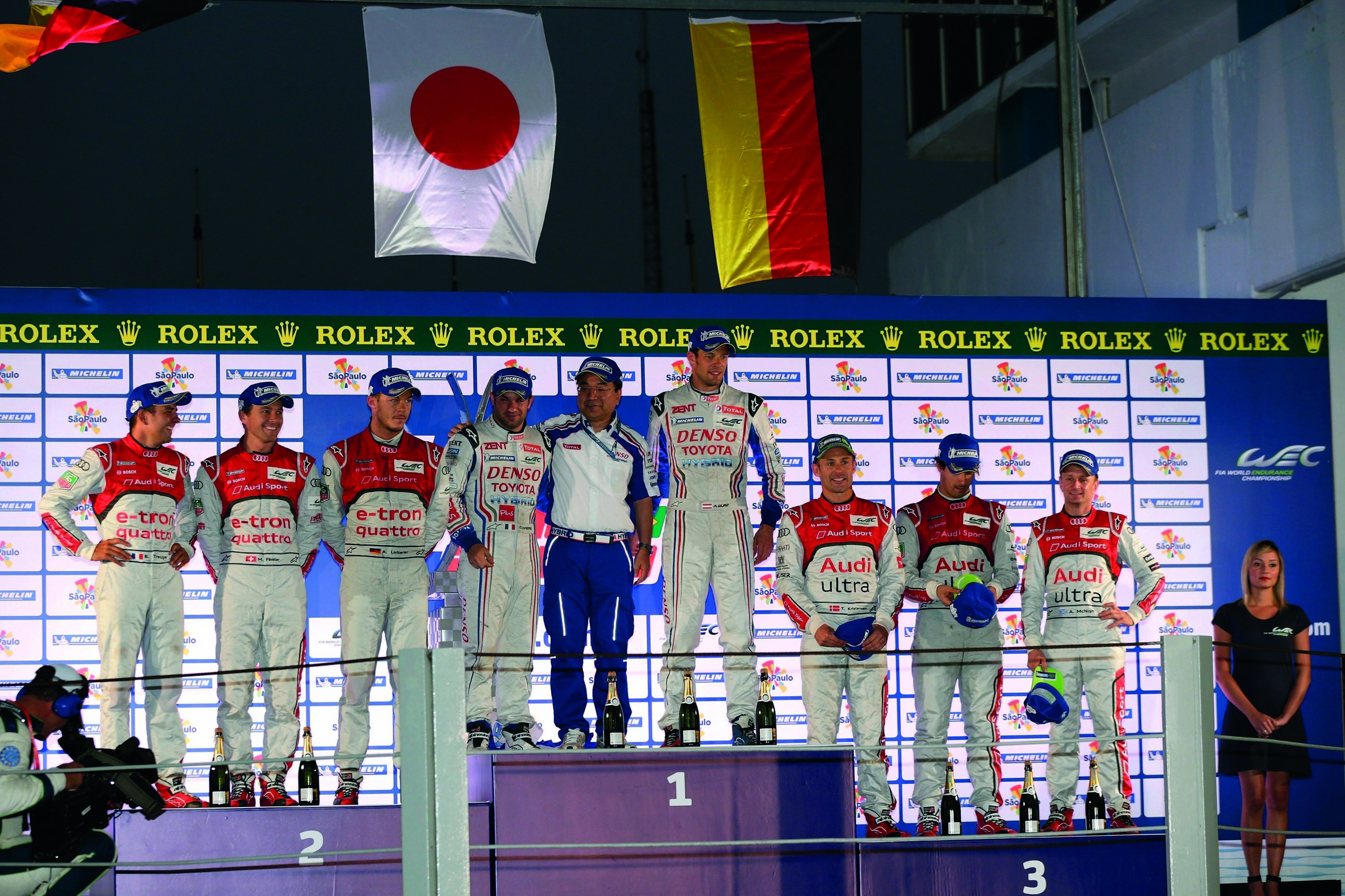Quotes after the race in Brazil - Audi achieved two podium places in the fifth round of the FIA World Endurance Championship (WEC) in Brazil.