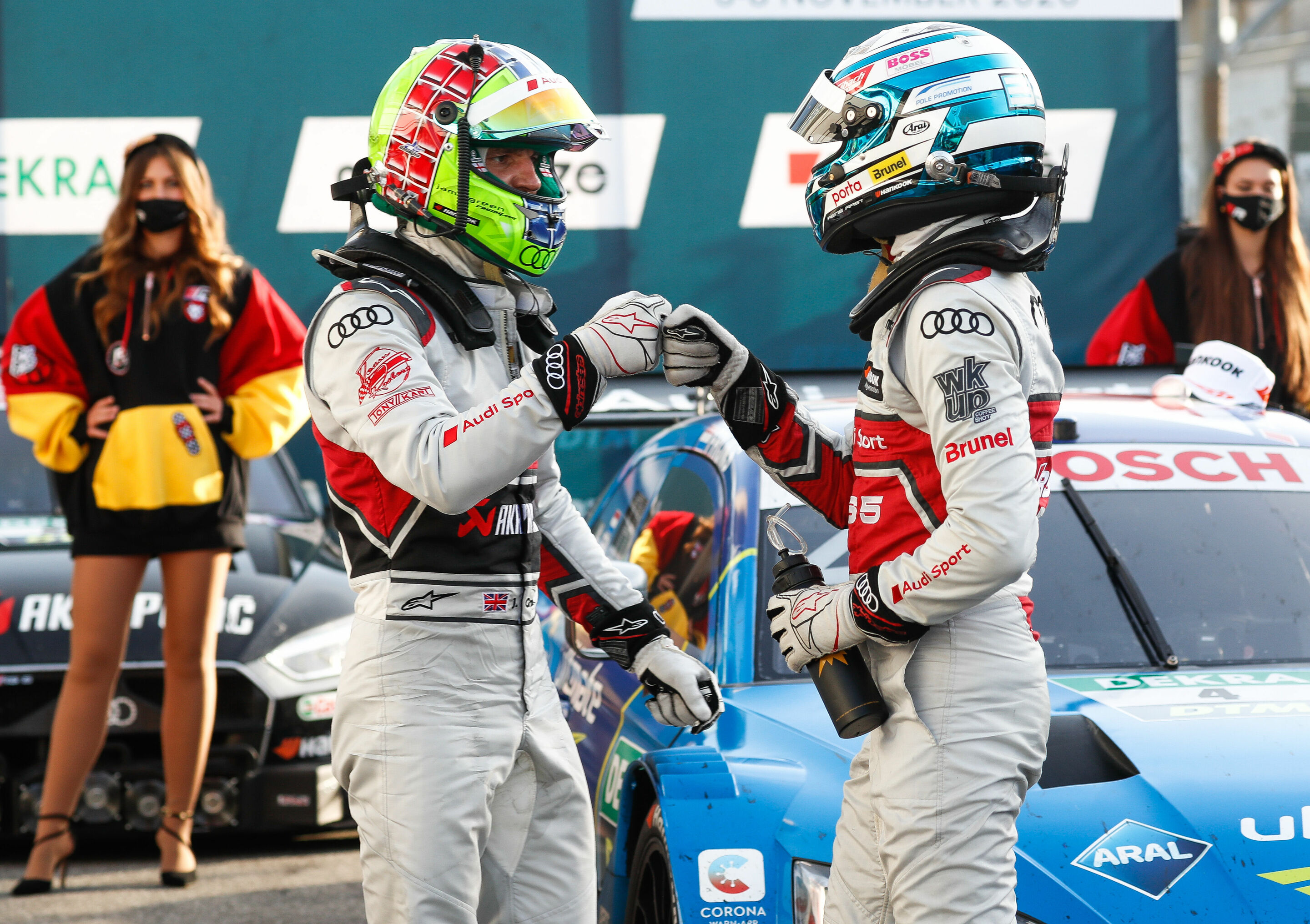DTM 2020, Finale Hockenheim - Jamie Green, René Rast