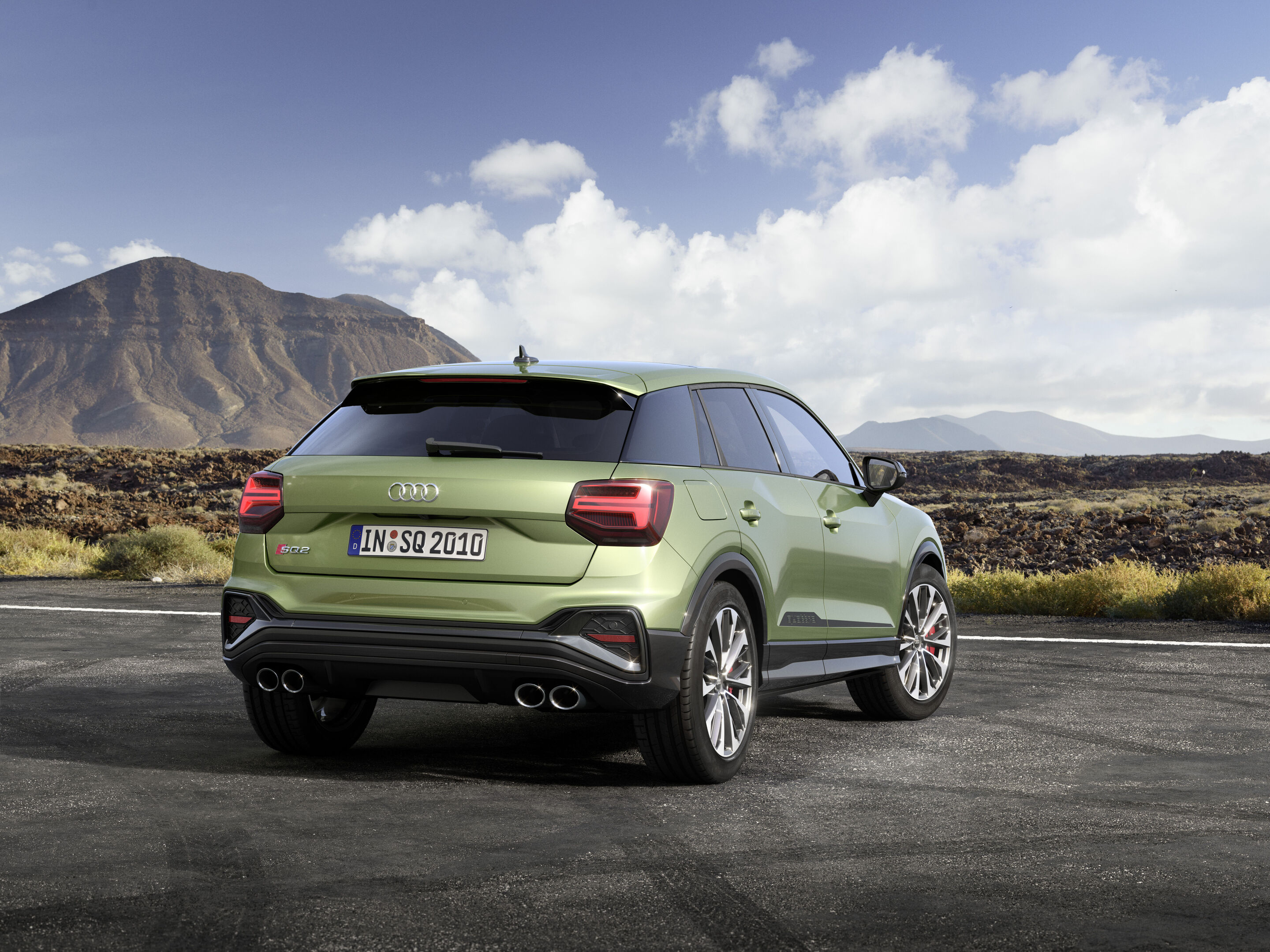 Audi SQ2 (until 2026) - Static photo,
Colour: apple green, metallic