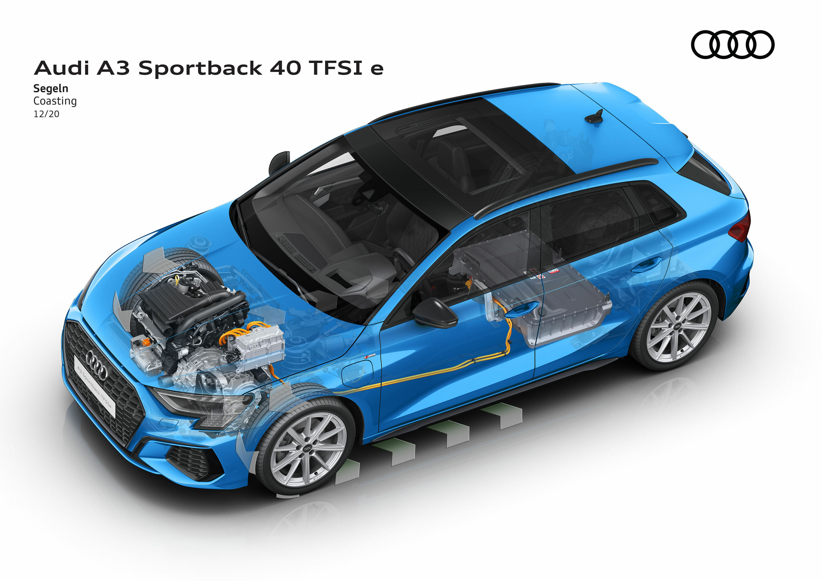 Illustration - Audi A3 Sportback 40 TFSI e - Coasting