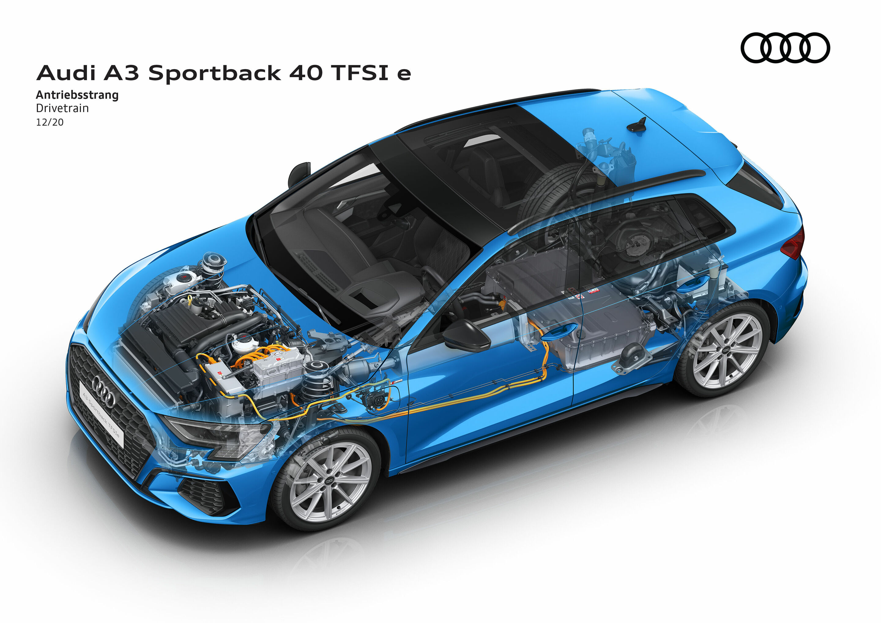 Illustration - Audi A3 Sportback 40 TFSI e - Antriebsstrang