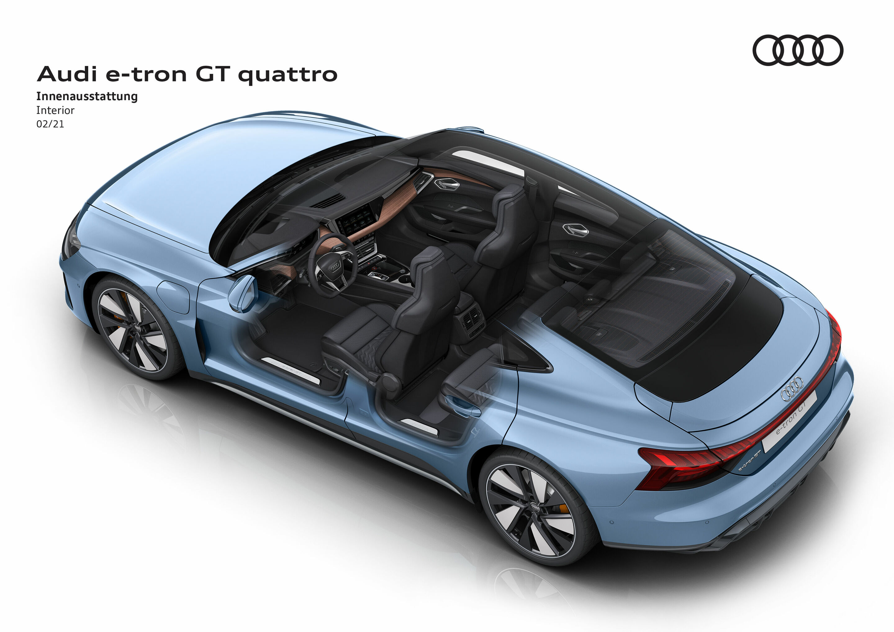 Illustration - Audi e-tron GT quattro - Innenausstattung