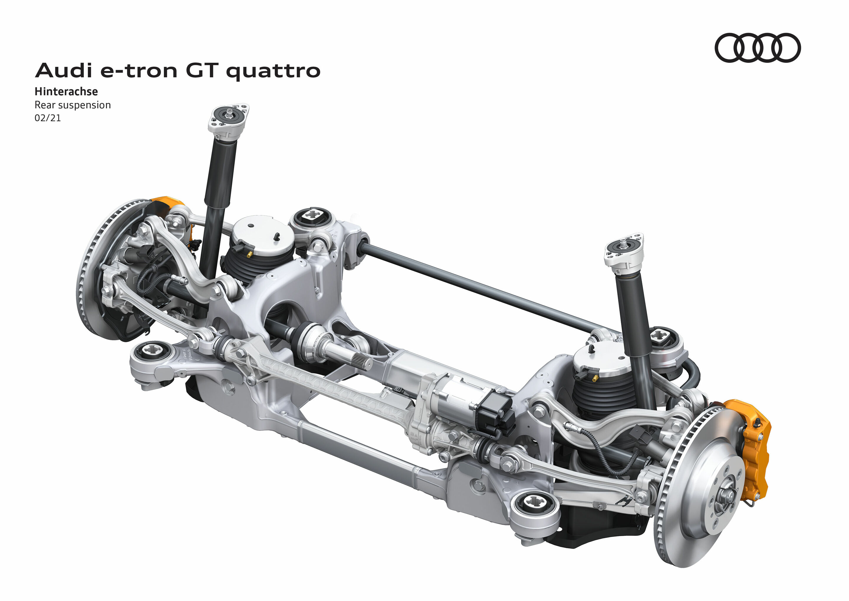 Illustration - Audi e-tron GT quattro - Rear suspension