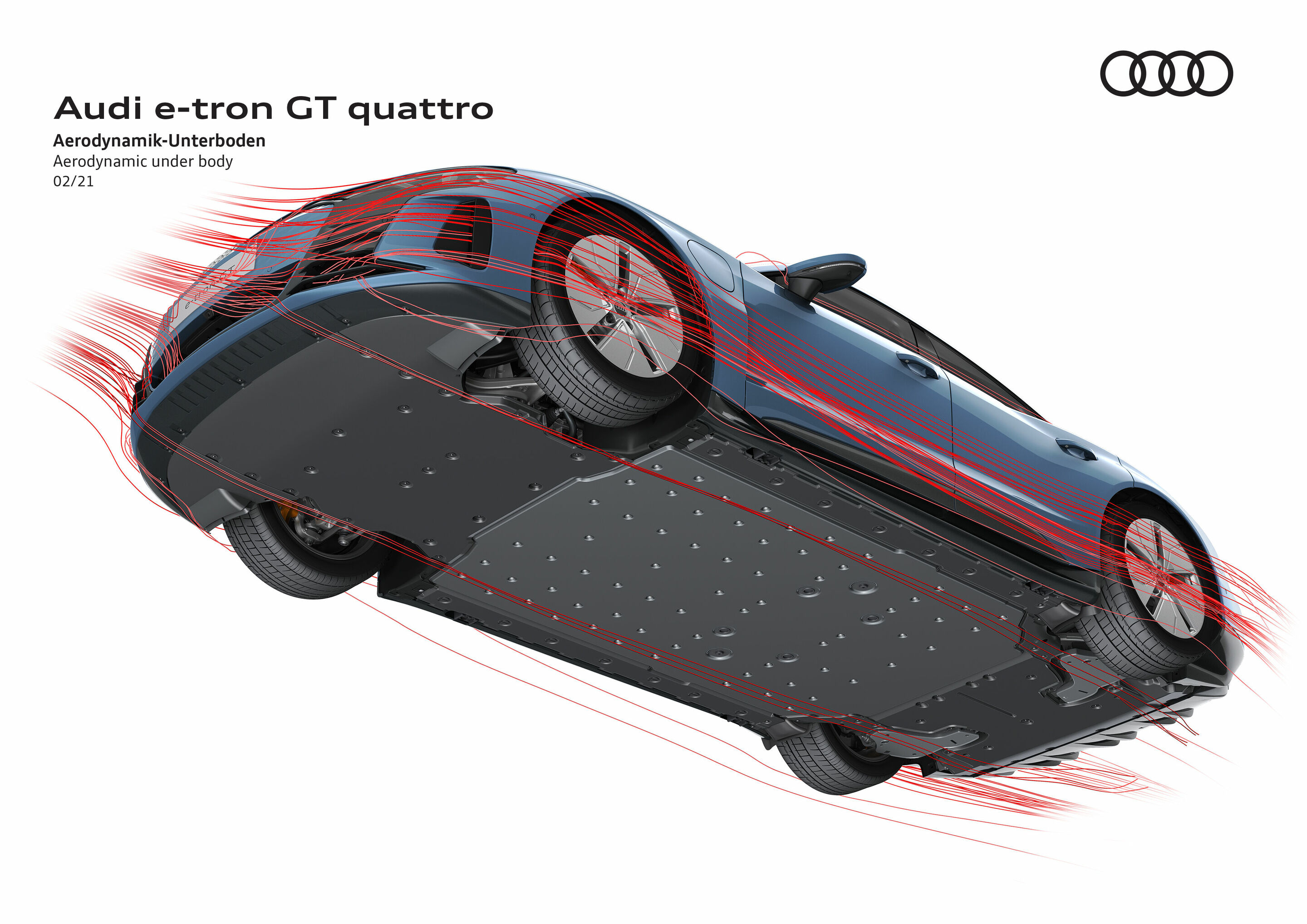 Illustration - Audi e-tron GT quattro - Aerodynamic under body