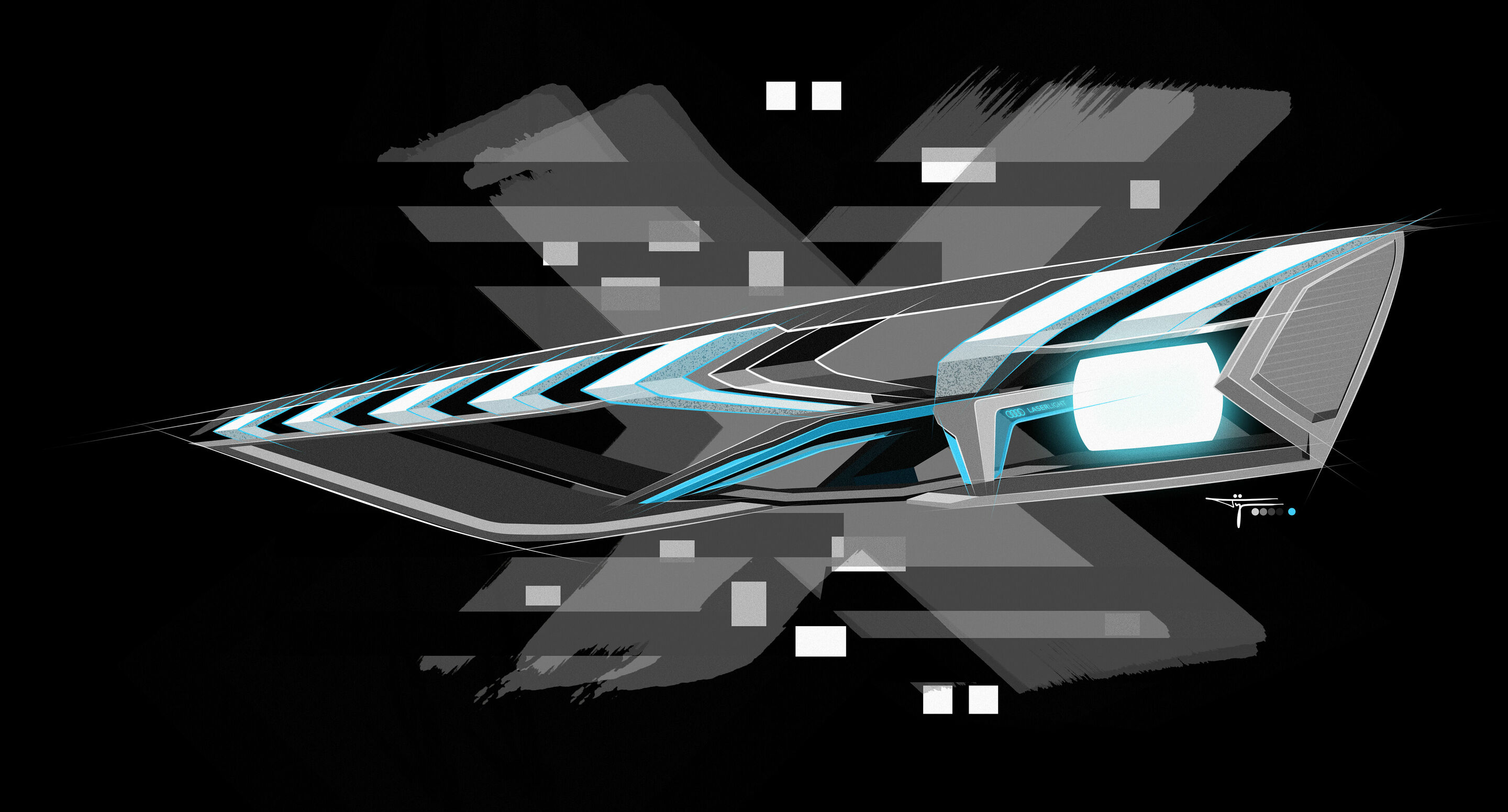 Sketch - Audi e-tron GT - Design sketch