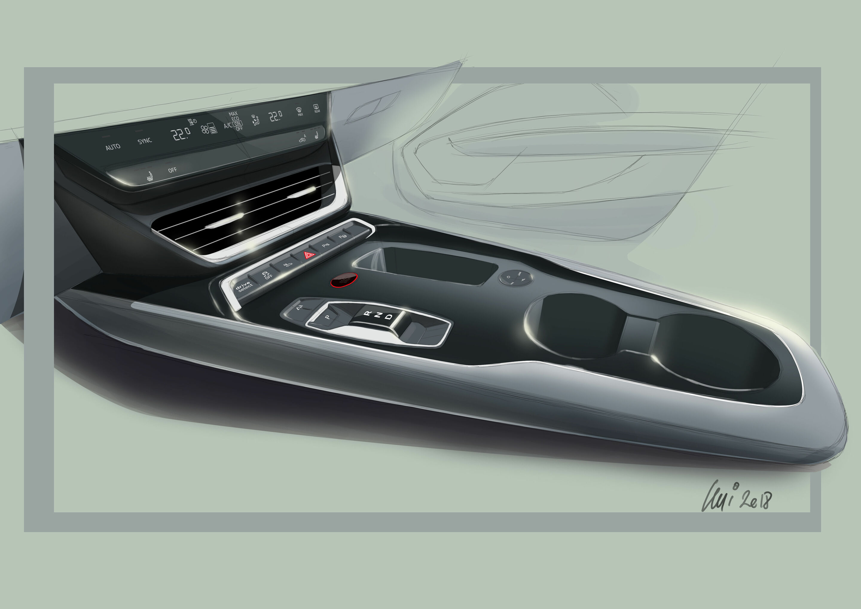 Skizze - Audi e-tron GT - Design Skizze