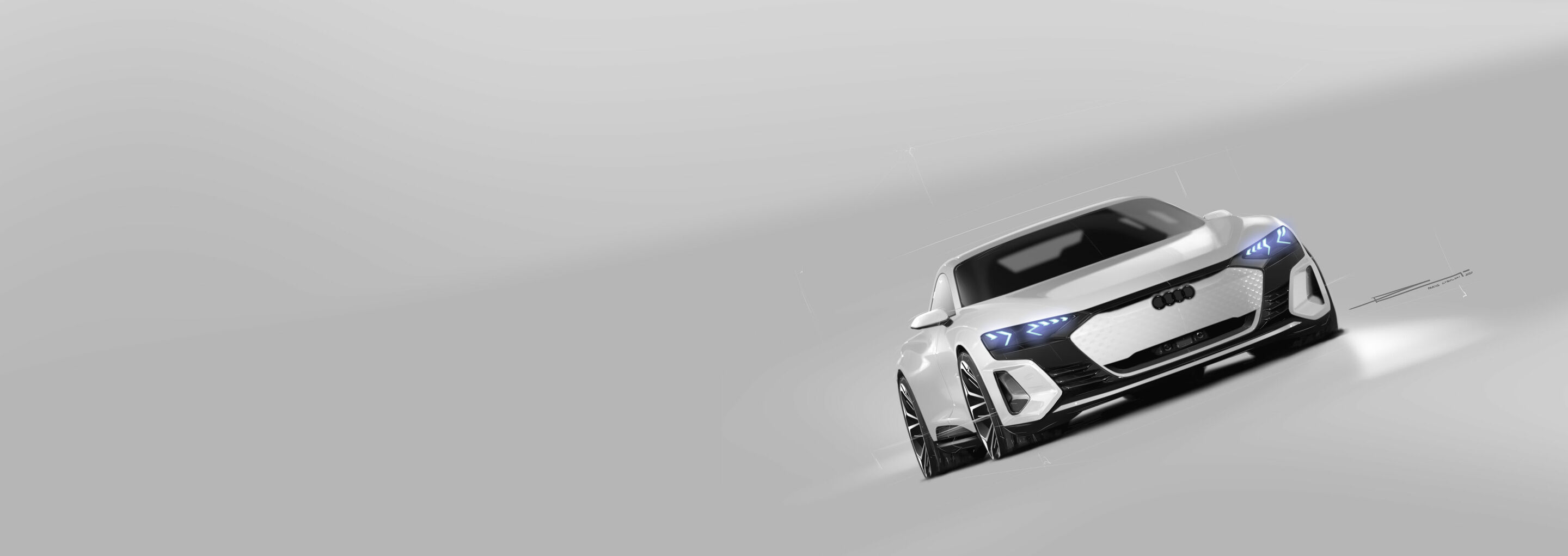 Sketch - Audi e-tron GT - Design sketch
