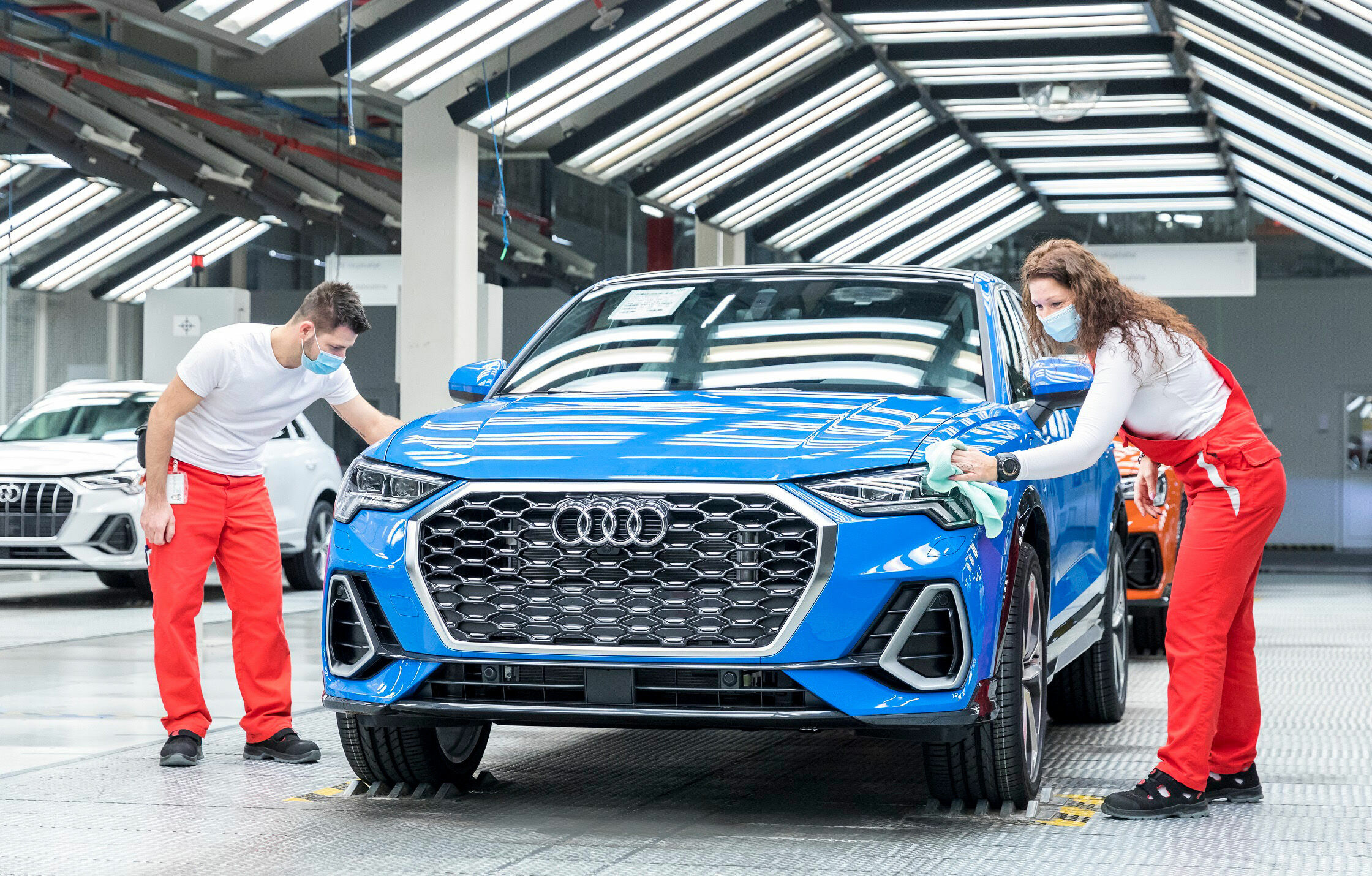 Audi-Standort Győr (Ungarn) - Produktion Audi Q3 45 TFSI e