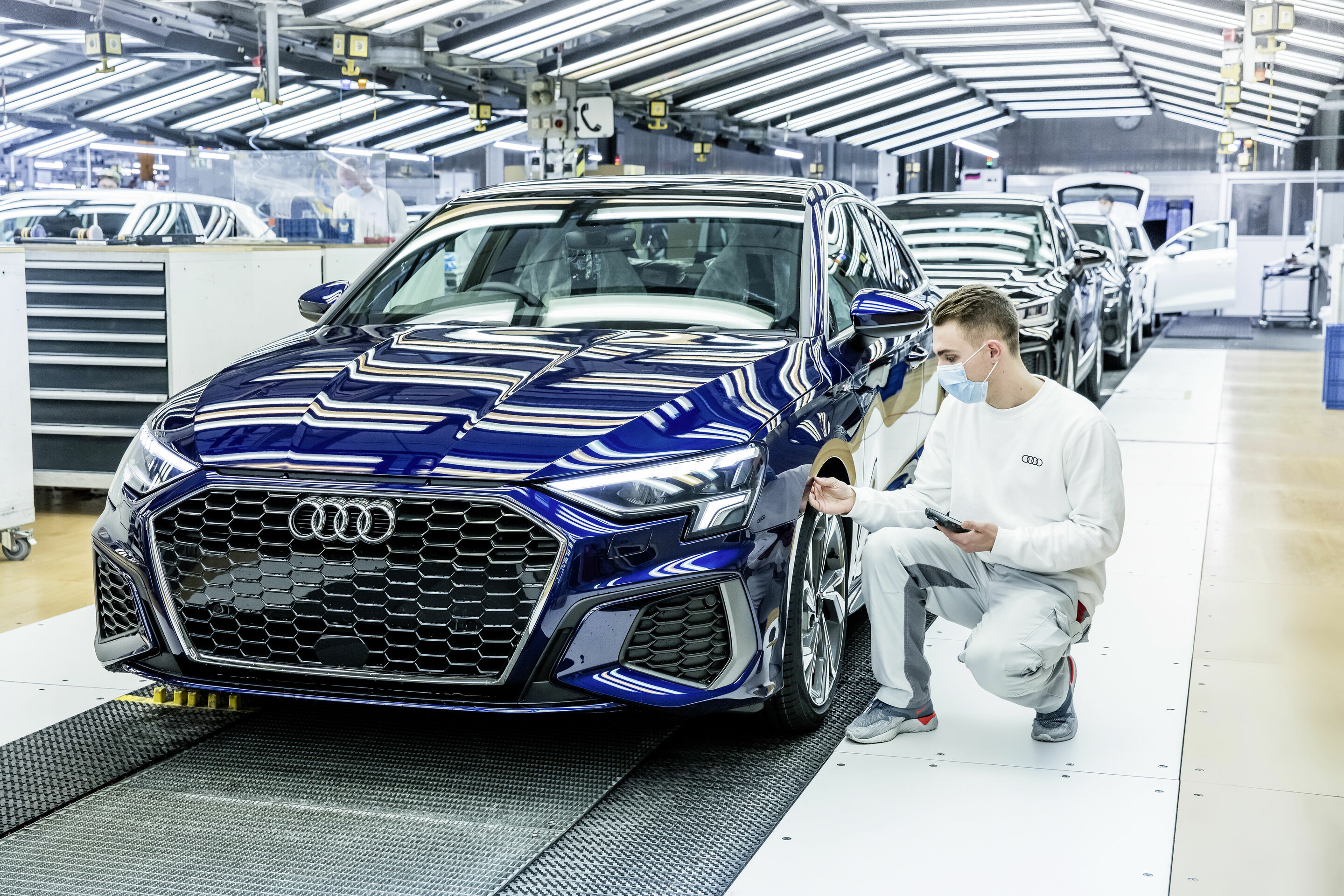 Audi-Standort Ingolstadt - Produktion Audi A3 Limousine: Montage – Endabnahme