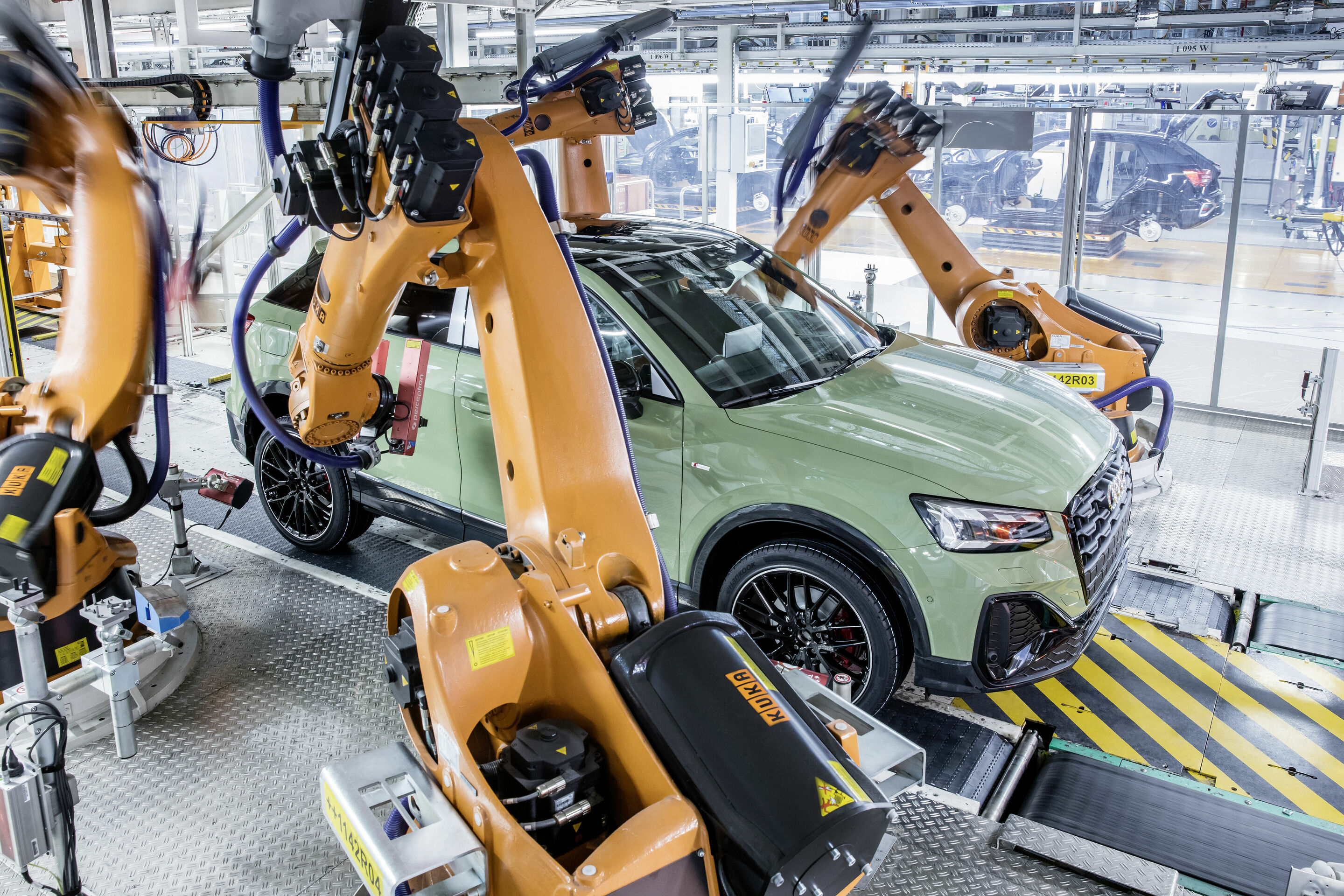Audi-Standort Ingolstadt - Produktion Audi Q2: Montage – Inline-Messzelle