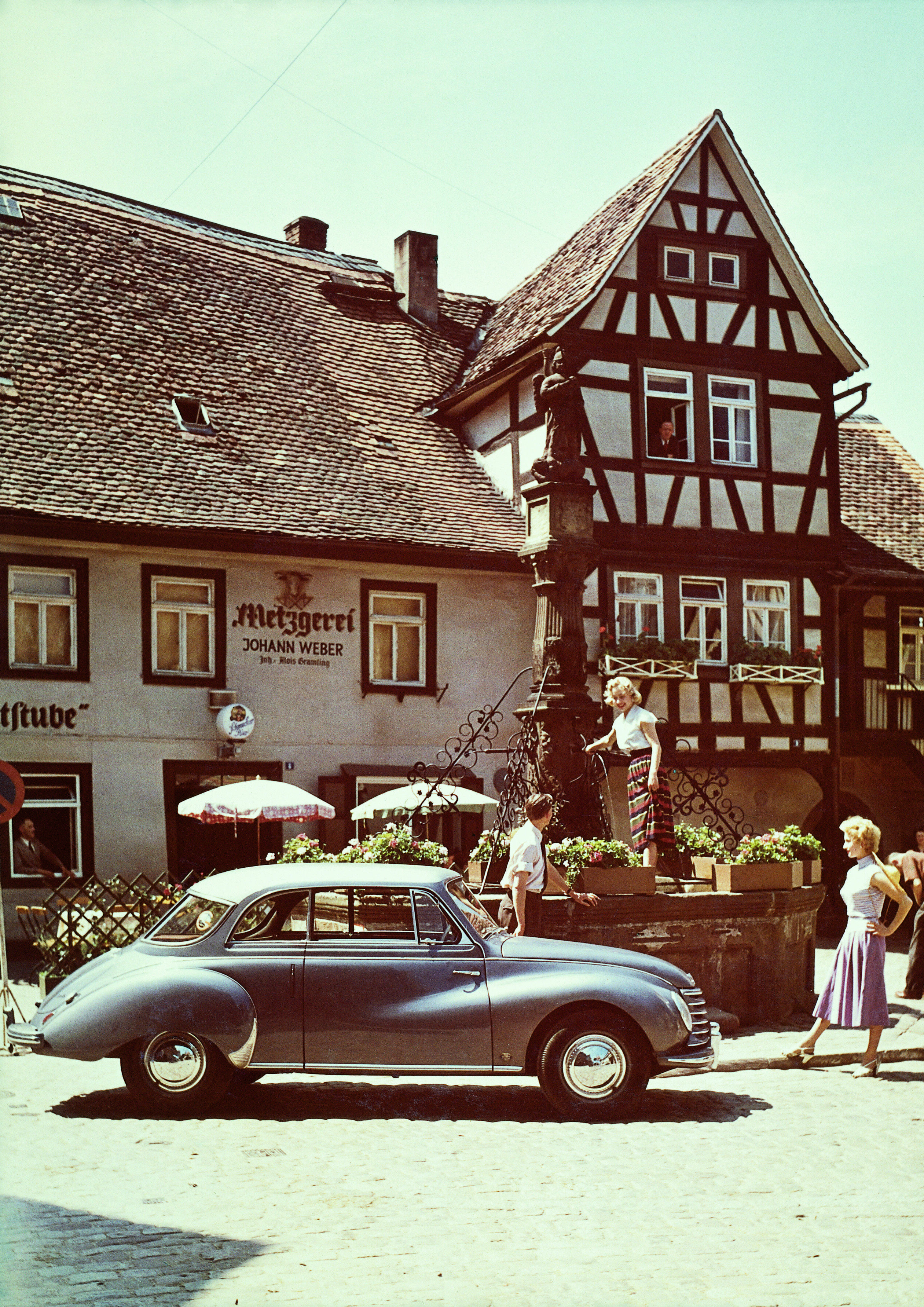 DKW 3=6 Sonderklasse Typ F91 Luxus-Coupé; Dreizylinder-Zweitaktmotor; 900 ccm, 34 PS.