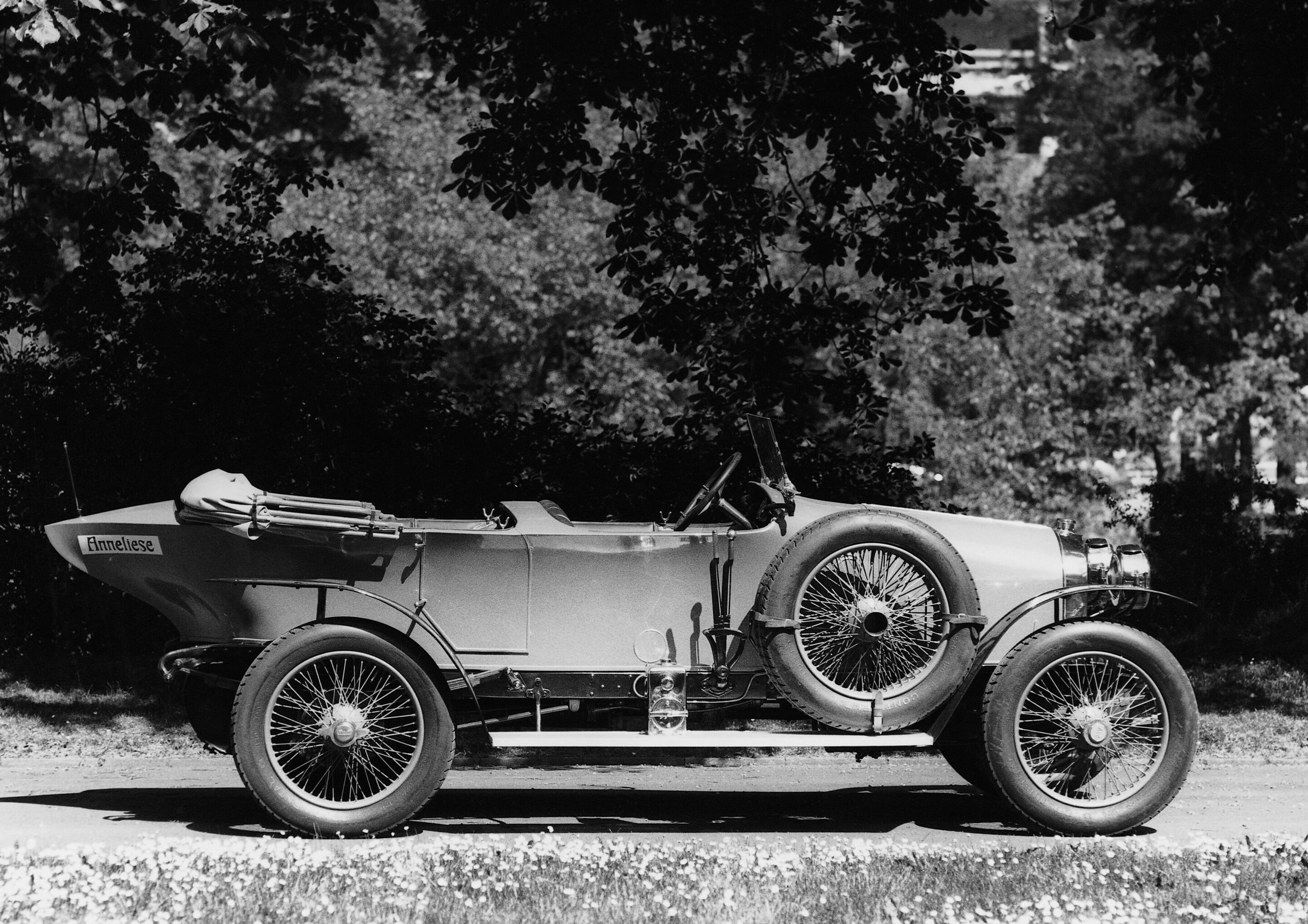 Audi Typ C, 14/35 PS, 3,5-Liter-Vierzylindermotor in Reihe, 35 PS. Der originale "Alpensiegerwagen" mit dem August Horch 1914 die Österreichische Alpenfahrt siegreich absolvierte.