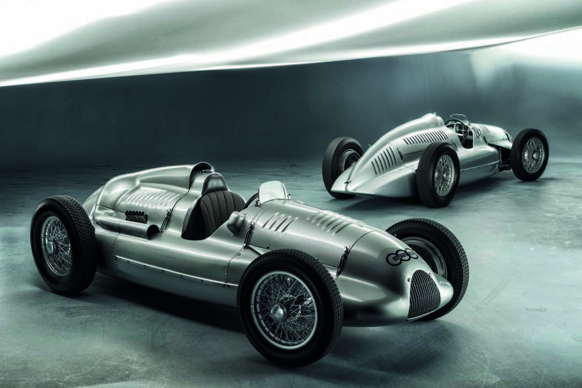 Heimgekehrt: Letzter Auto Union Silberpfeil Typ D Doppelkompressor wieder bei Audi - Vor über 70 Jahren entstanden, vor 67 Jahren in die ehemalige UdSSR abtransportiert, verschollen, vergessen und jetzt wieder zu Audi heimgekehrt: Die beiden Auto Union...