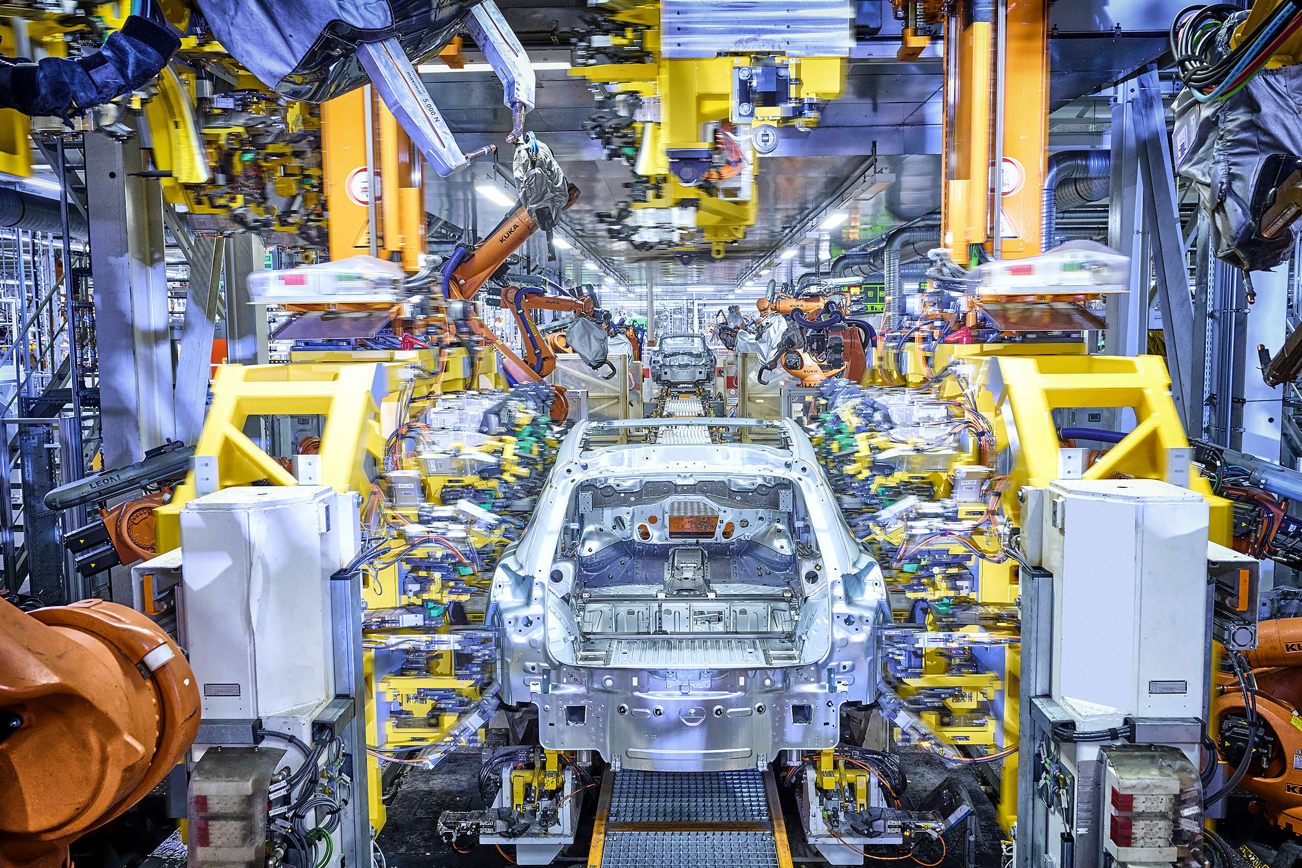 Produktionsstart für den Audi Q4 e-tron - Der Audi Q4 e-tron wird auf derselben Linie wie der VW ID.4 gefertigt.