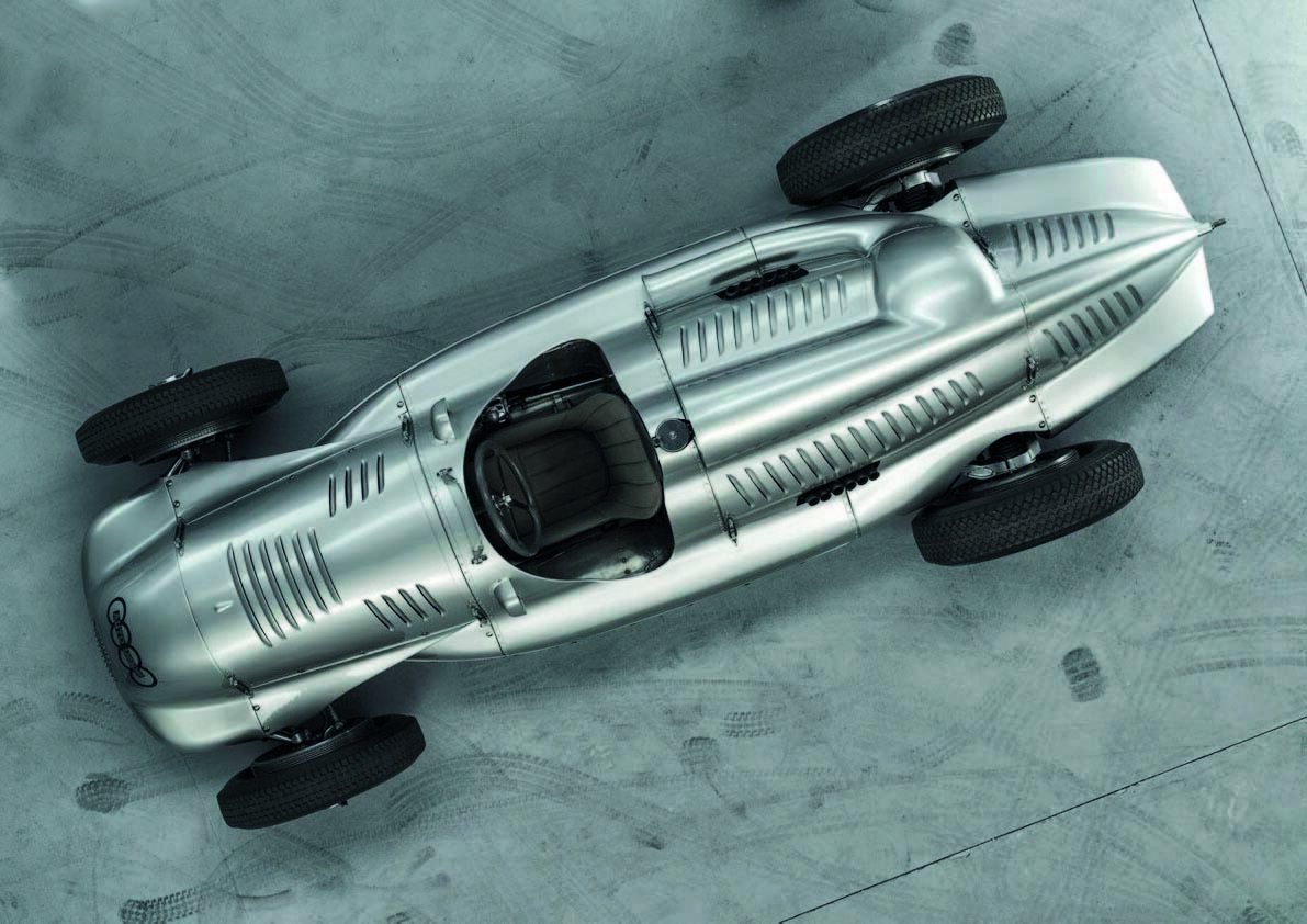 Heimgekehrt: Letzter Auto Union Silberpfeil Typ D Doppelkompressor wieder bei Audi - Zeitloses, atemberaubendes Design: 485 PS stark, 330 Stundenkilometer schnell. Der Auto Union Typ D Doppelkompressor gewann 1939 die Großen Preise von Frankreich und...