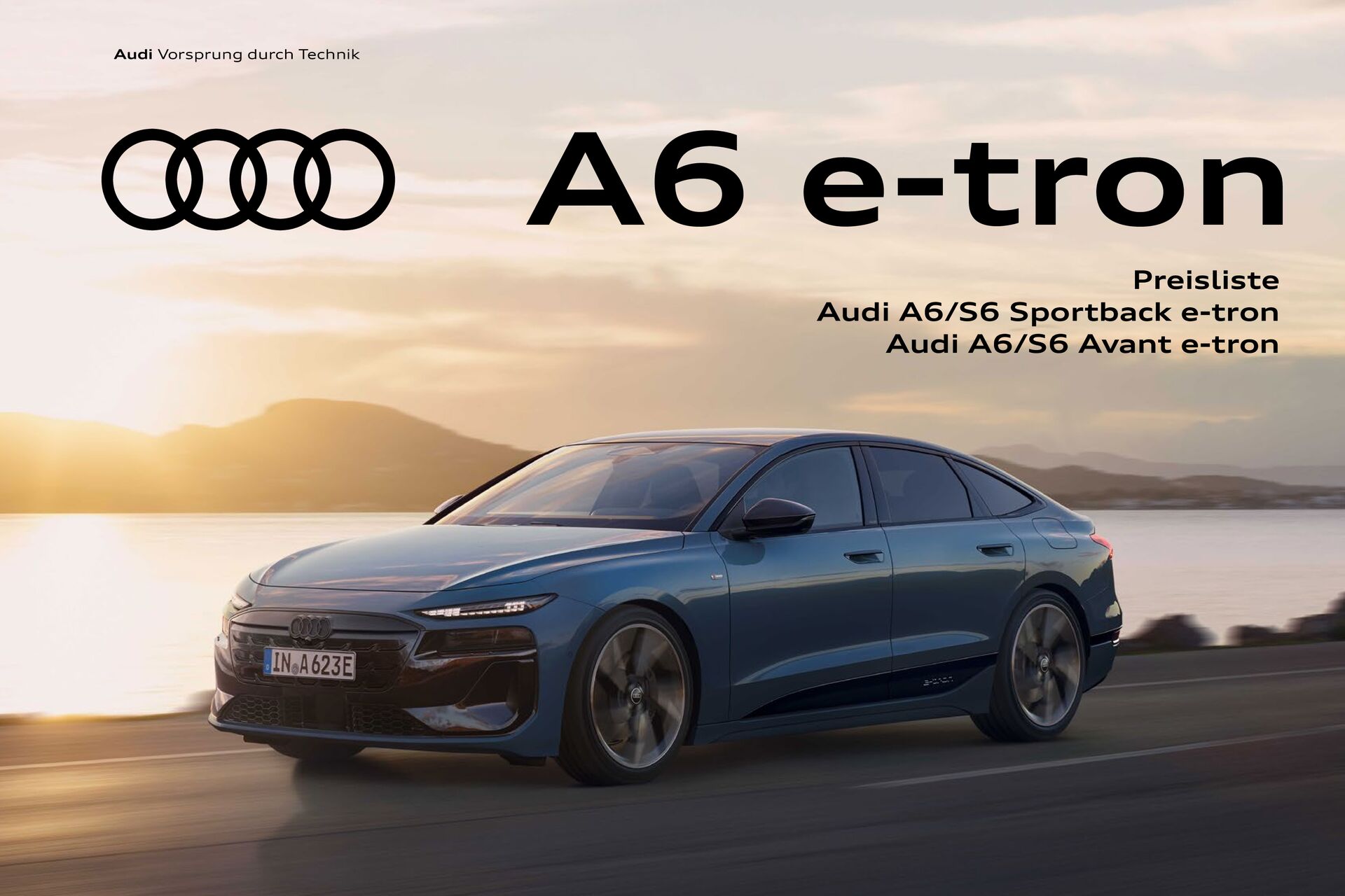 Preisliste Audi A6/S6 Sportback e-tron / Audi A6/S6 Avant e-tron Modelljahr 2026