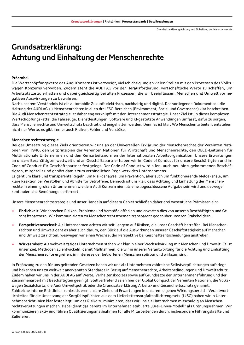 Grundsatzerklärung Menschenrechte